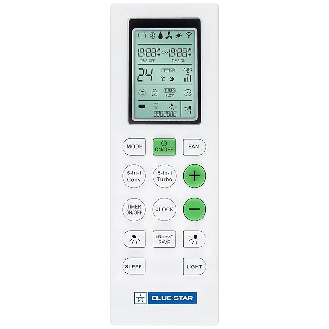 Blue Star 2 Ton 3 Star Inverter Split AC (Copper, Convertible 5 in 1 Cooling, Multi Sensors, Dust Filter Blue Fins, Self Diagnosis, IE324DNU,White) - Image 6