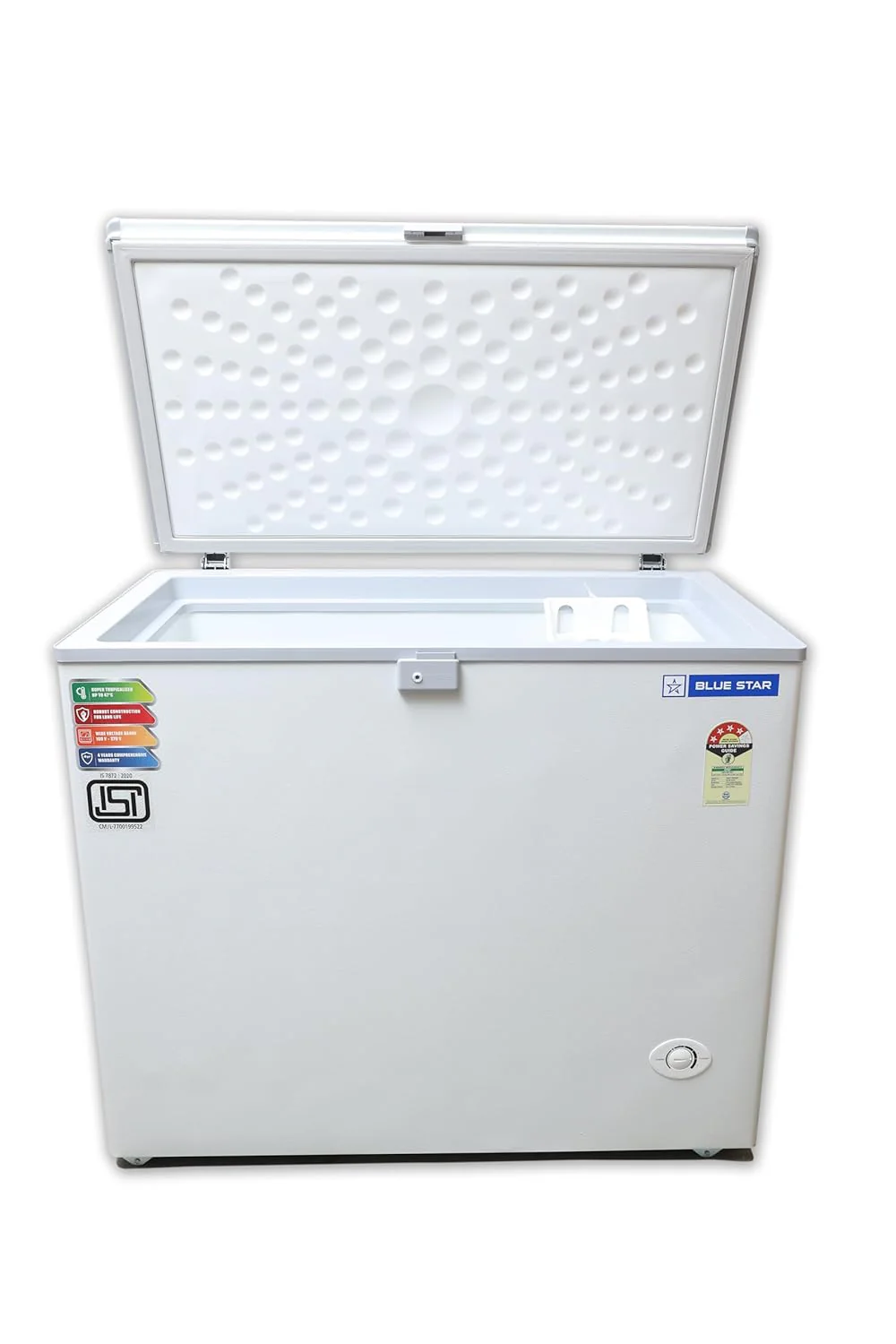 Blue Star CF4-230NEYW Single Door Deep Freezer (215 Liter, White, 4-star) - Image 5