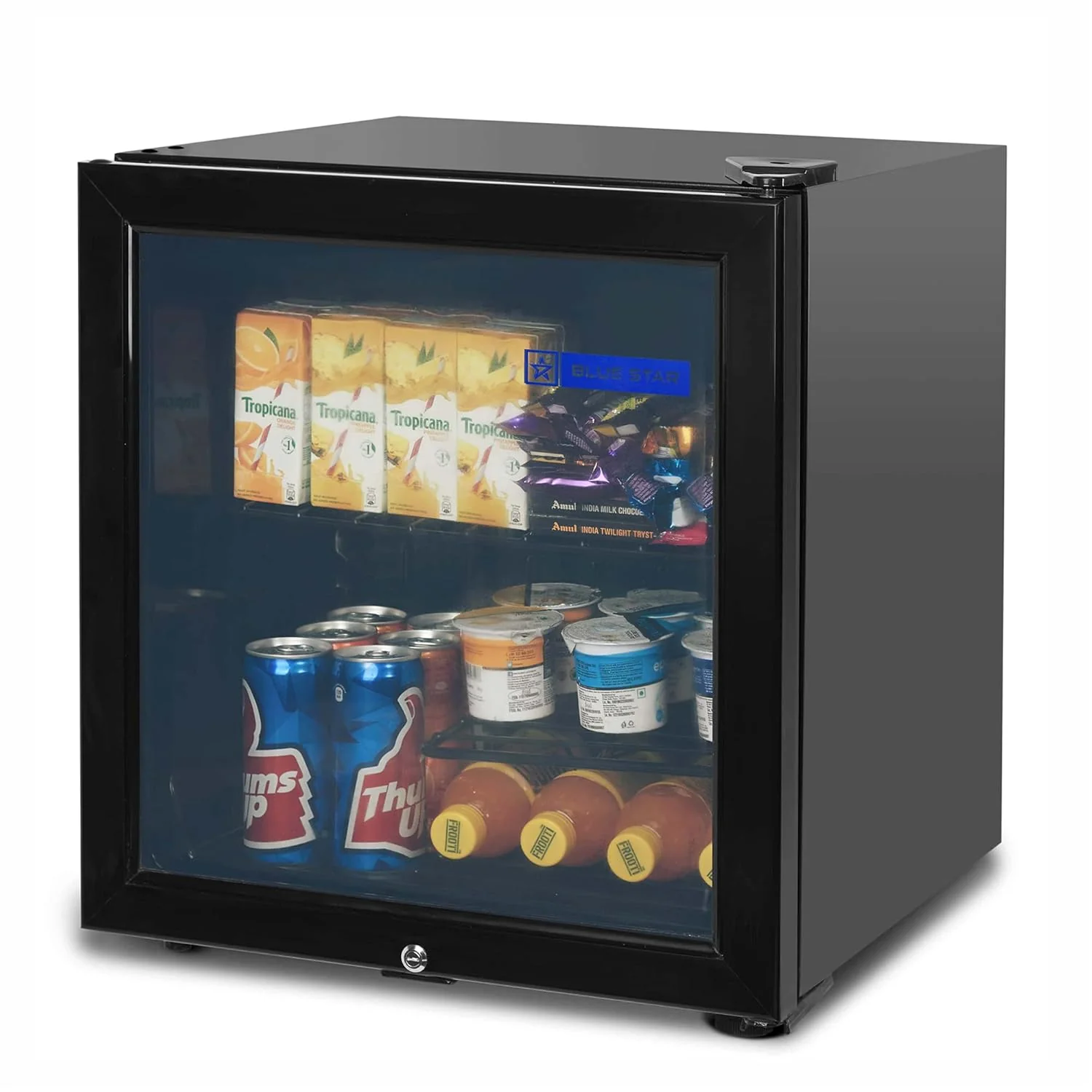 Blue Star VC65D Single Door Visi Cooler (55 Ltrs, 3 shelves, Black) - Image 3