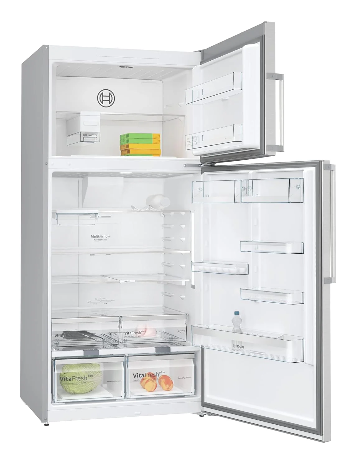 Bosch 641L, 1 Star, Frost Free Inverter Double Door Refrigerator, XXL Space, VitaFresh Plus Technology, Digital Display Panel (2026 Model, KDN86AID0I, Steel Finish) - Image 5