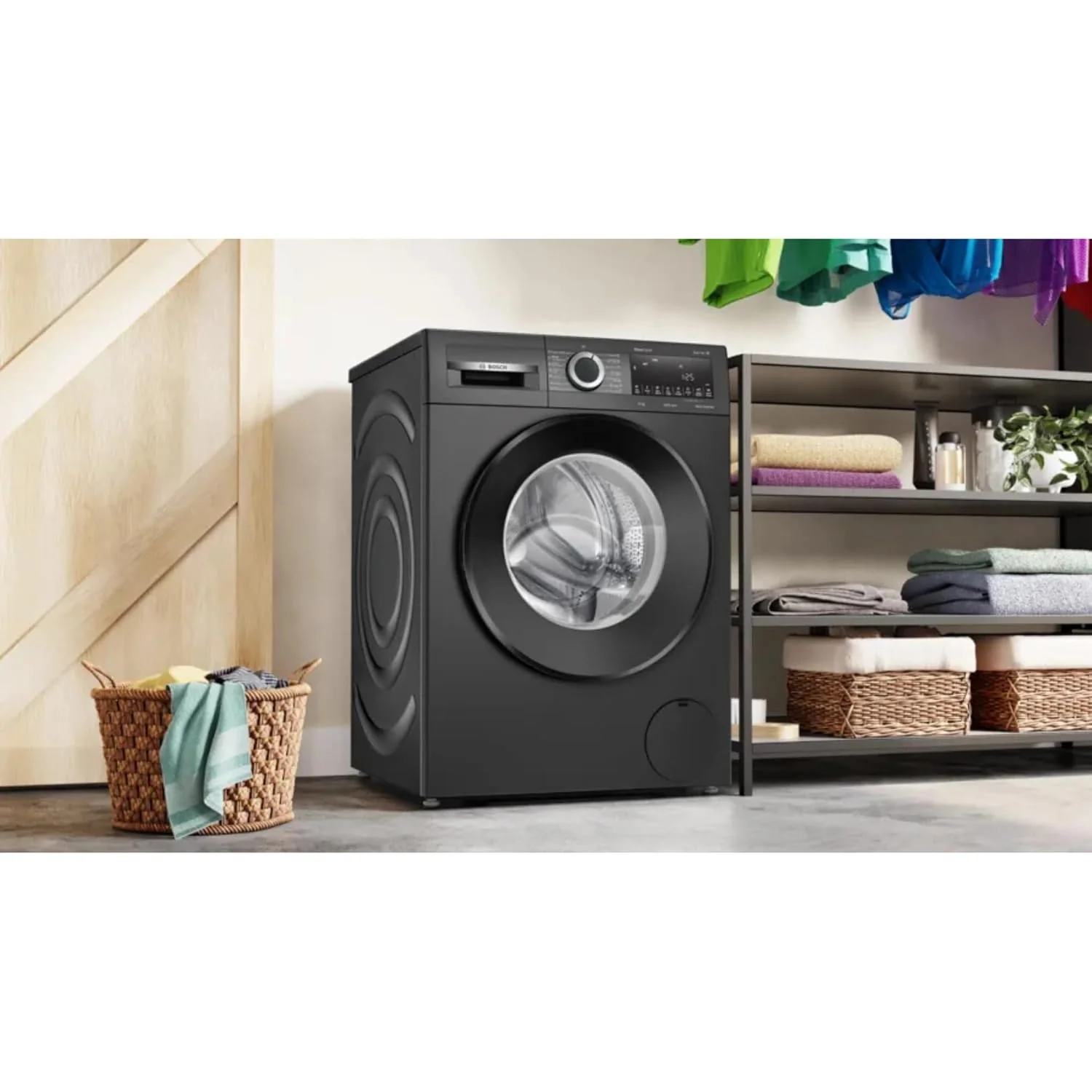 Bosch 8 Kg 5 Star Fully Automatic Front Load Washing Machine with In-built Heater (Series 4, WGA1320TIN, White, EcoSilence Drive) - Image 5