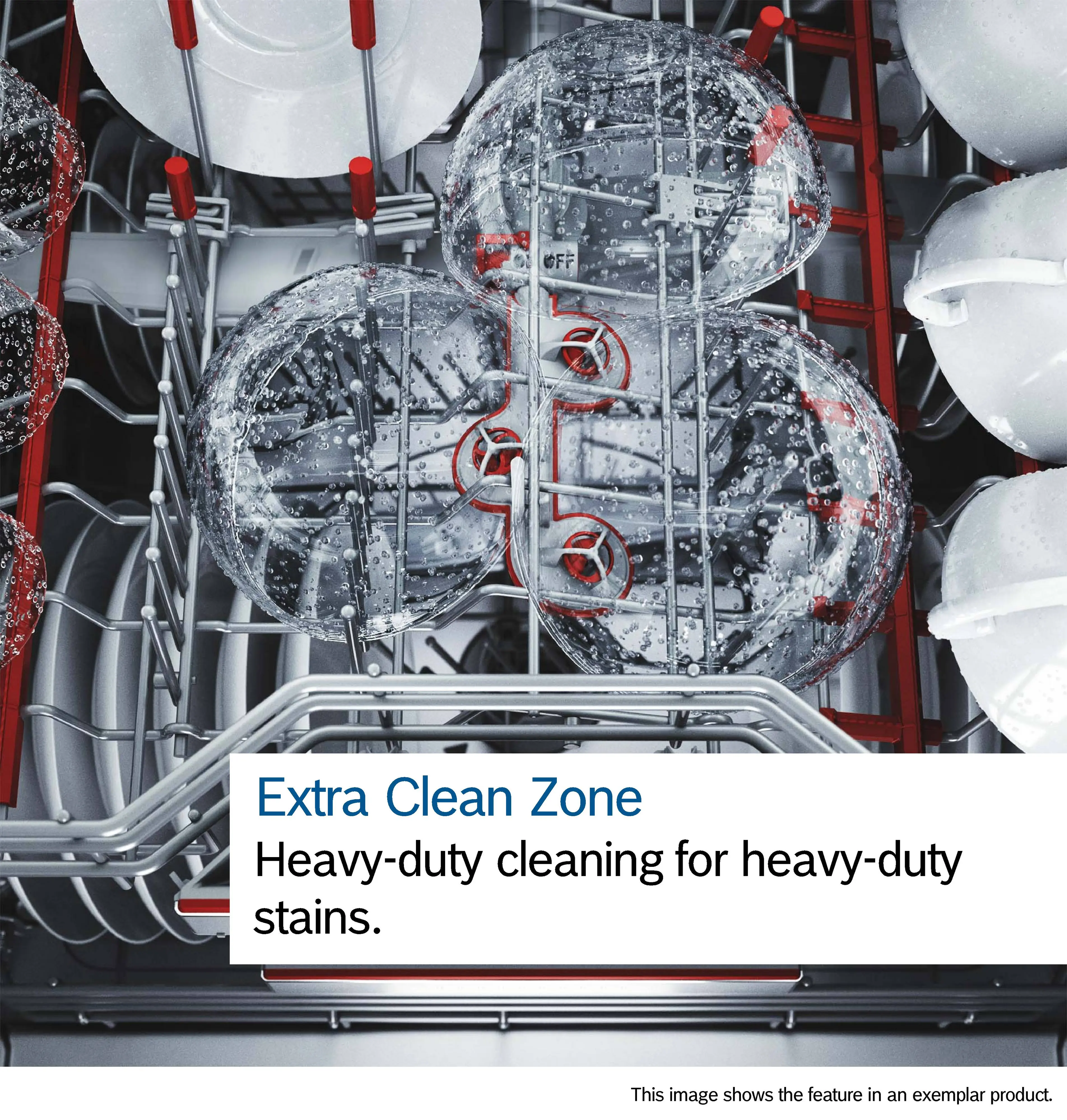 Bosch SMS6ZCW37Q Series 6 Free-Standing Dishwasher | 14 Place Settings | Zeolith Drying Technology | Home Connect (Wi-Fi Enabled) | PerfectDry | VarioFlex Baskets | Extra Clean Zone | Silence Plus | Energy Efficient | White - Image 9