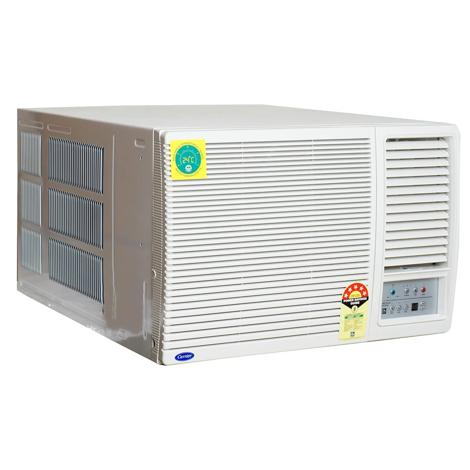 Carrier 1.5Ton 3 Star Copper, Dust Filter &amp; Turbo Mode, 2024 Model Window Inverter Air Conditioner (18KESTRELLA EXI, White) - Image 6