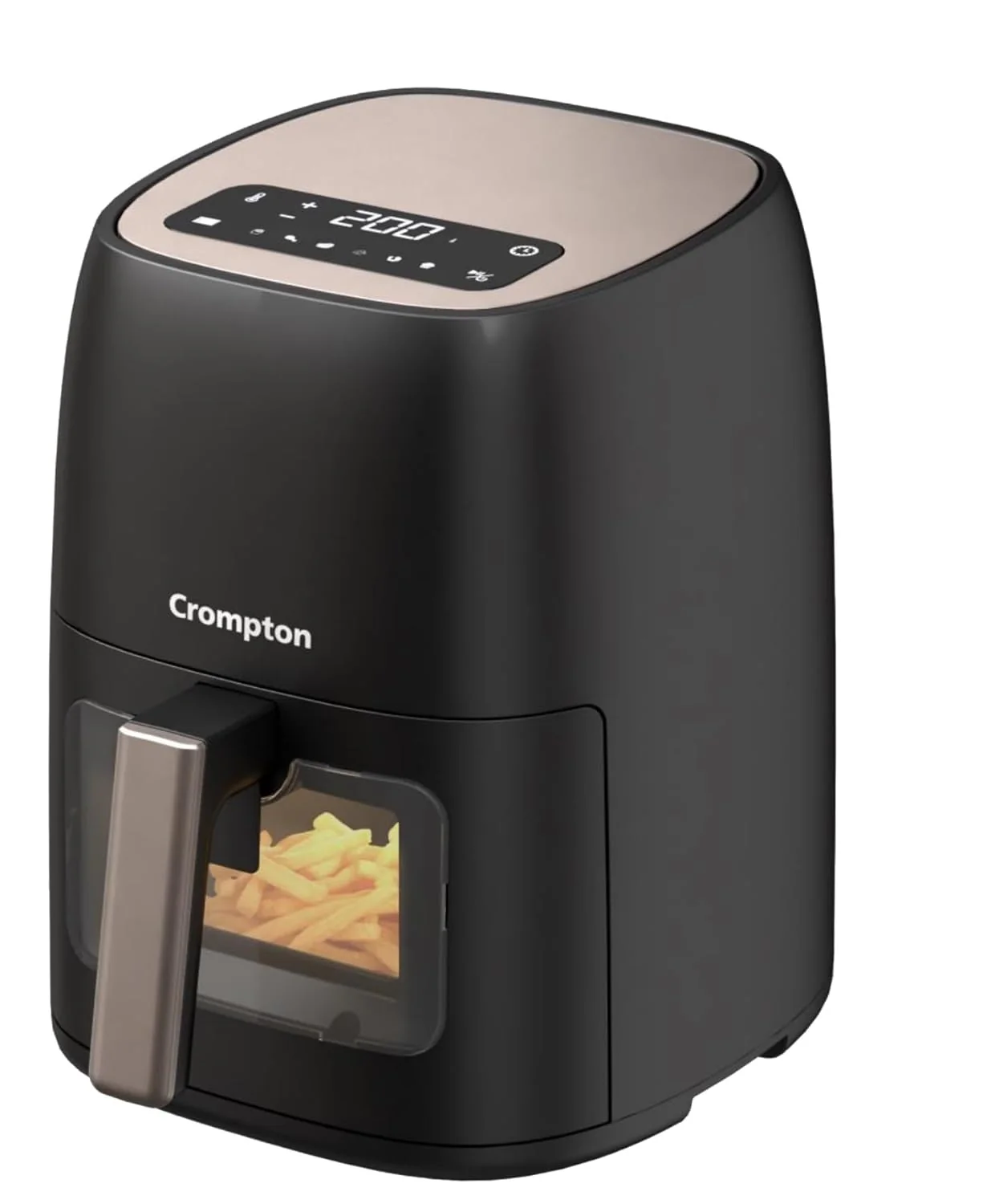 Crompton Ameo DLX 4.2L Digital Air Fryer with Live Cooking Window | 1450W Super Helix Heating | 7-in-1 Functions | Quick Fry Technology | Low Noise | Oil-Free Healthy Cooking | 2 Year Warranty - Image 2