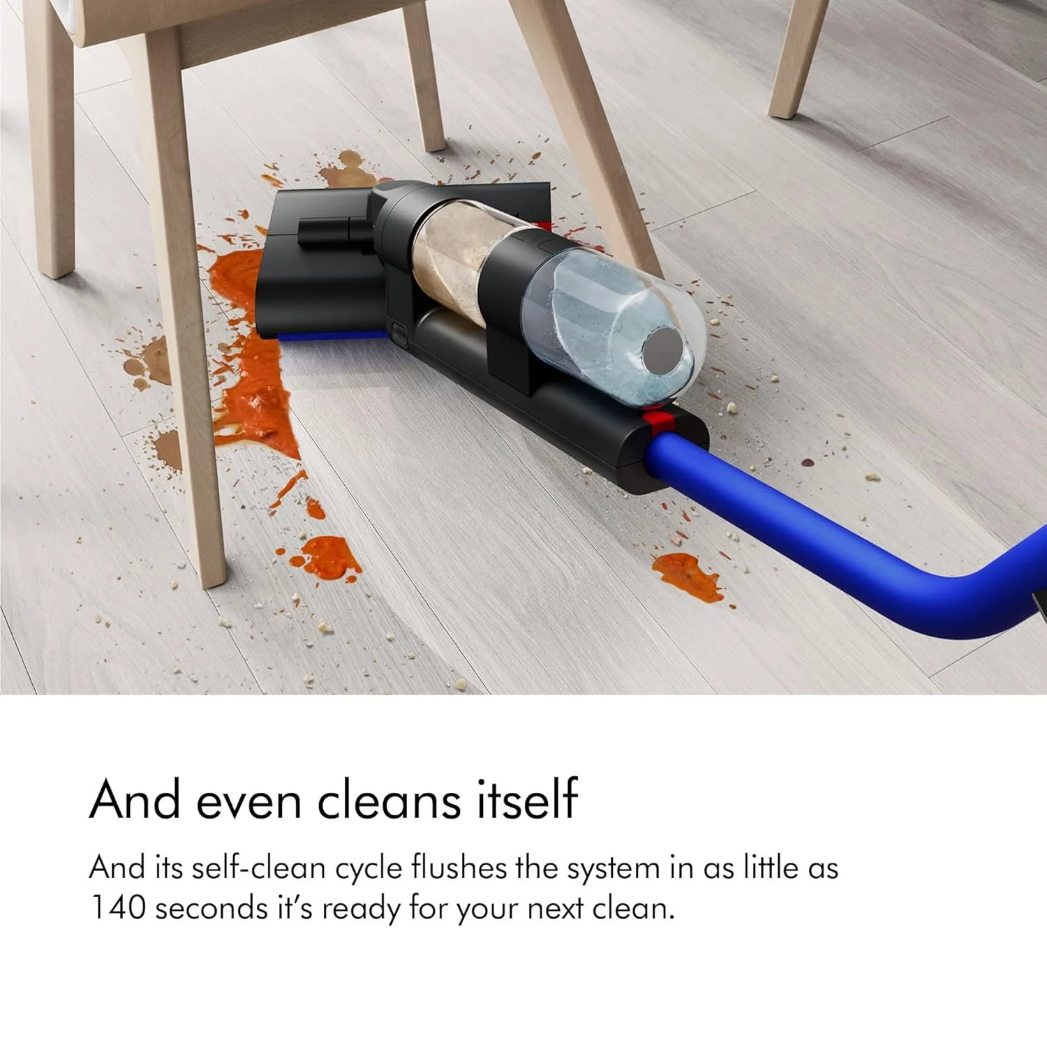 Dyson WashG1 Wet Floor Cleaner|Powerful wet & dry cleaning in one go|2 Yr Warranty incl accidental damage protection|Self-cleaning cycle|Washes with clean water everytime|1L bin,35 mins runtime - Image 6