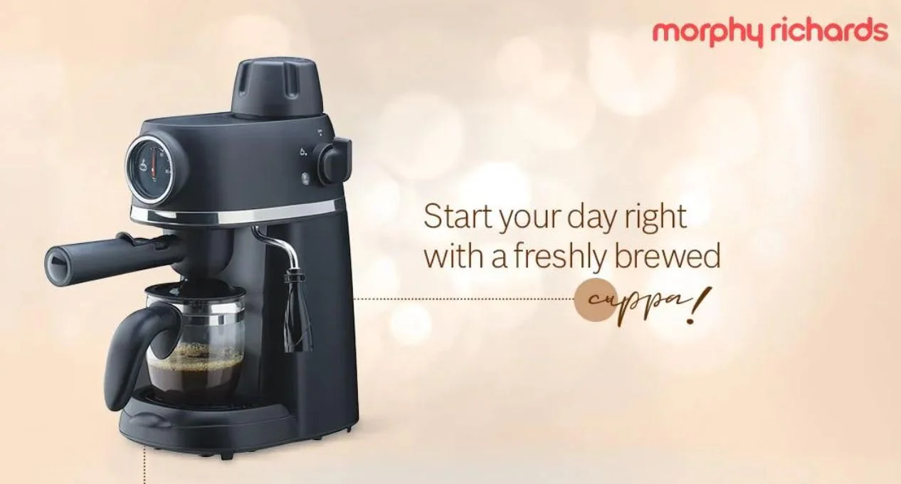 Europa 4 Cups Fully Automatic Coffee Maker (Makes Espresso, Milk Frothing Steam Nozzle with Thermo Dial, 350014, Black) - Image 4