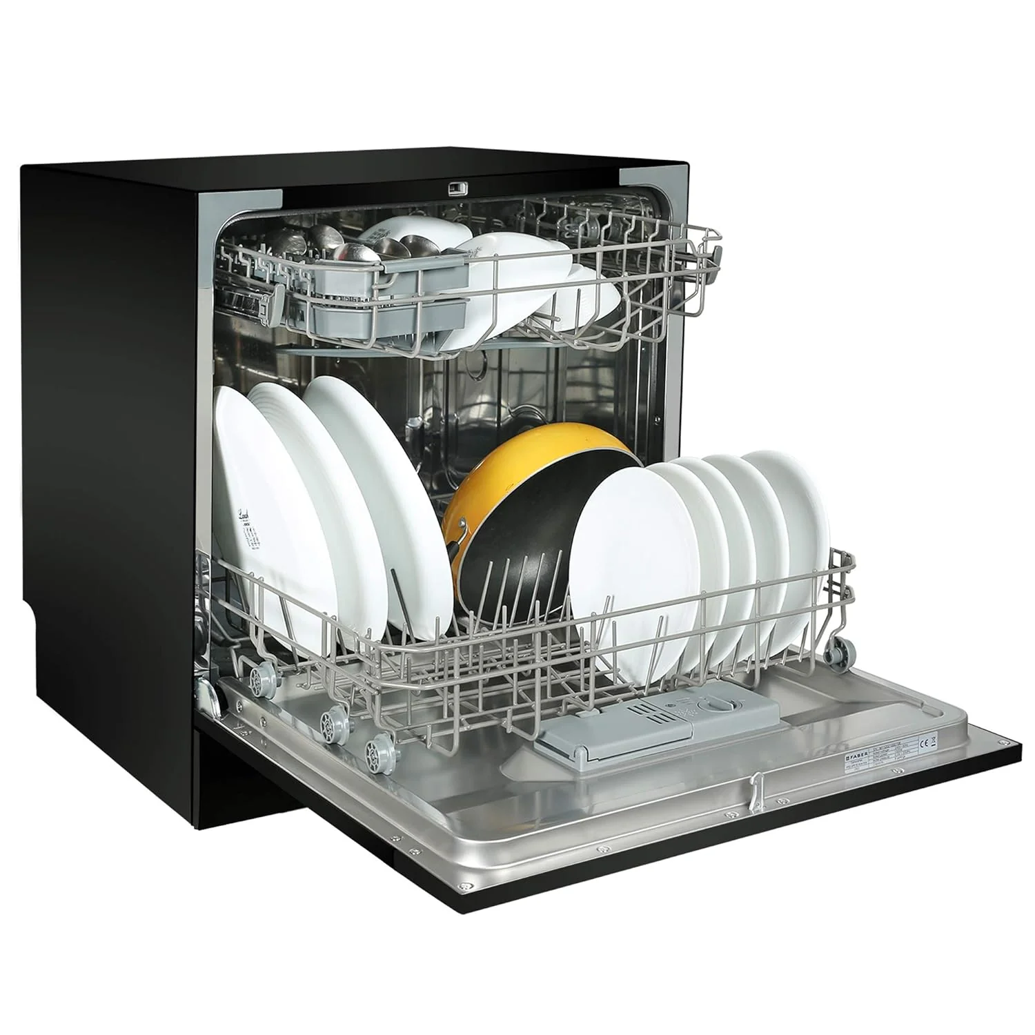Faber 8 Place Dishwasher | 6 Wash Programs |Adjustable Upper Rack &amp; Cutlery Tray | 8L Water/Cycle | Suitable for Oil &amp; Masala Stains | 2Yr Warranty &amp; 5Yr On Cavity | FFSD 6PR 8S Ace - Image 5