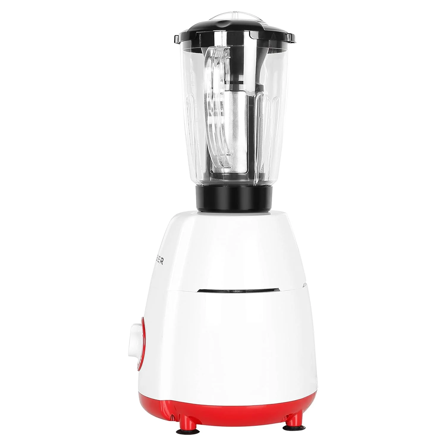 Faber Crown 800W Blender Mixer Grinder, 3 SS clip lock jars + 1 PC jar || low-noise copper motor, up to 20000 rpm speed || 2 yr comprehensive & 5 yr motor warranty (FMG CROWN 800 W 4J Mystic Red) Red - Image 5