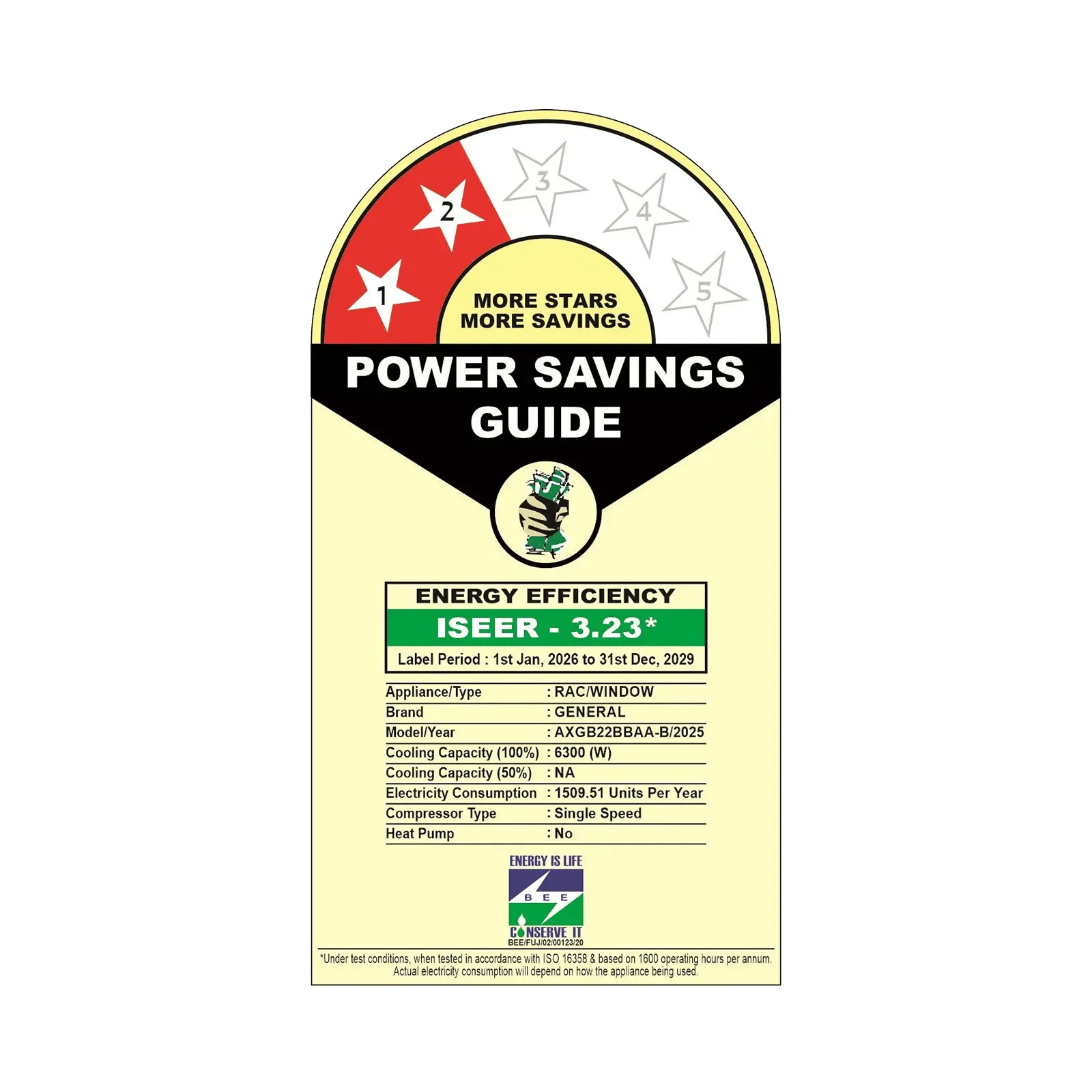 O-GENERAL 1.8 Ton 2 Star Non Inverter Window AC (Copper Condenser, AXGB22BBAA-B) - Image 6
