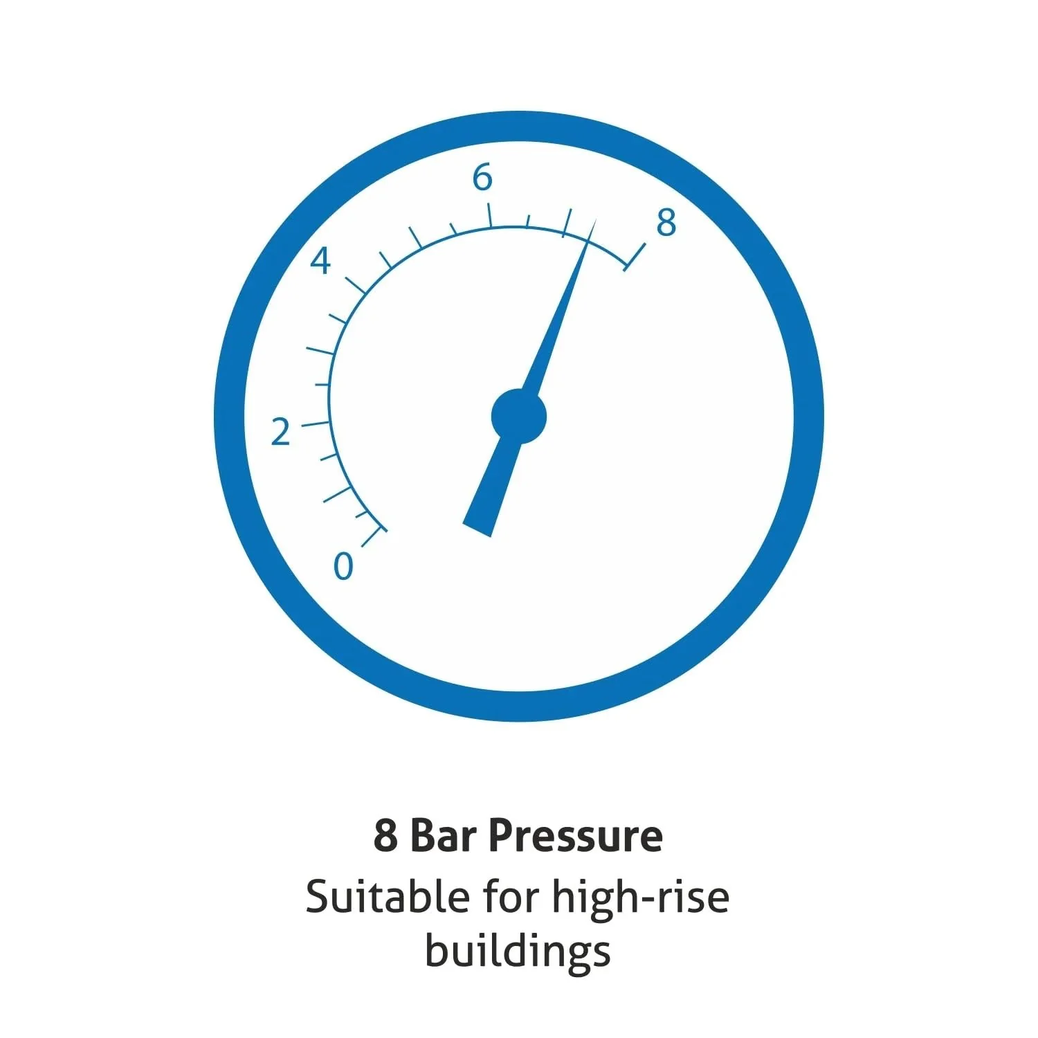 Glen Square Water Heater 2000W 8 Bar Pressure Glasslined Element and Tank, Temperature control (WH-7054INQ25LM) (25Litre) - Image 8