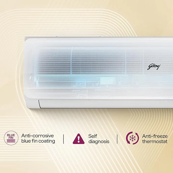 Godrej 3 Ton 3 Star, 5-In-1 Convertible Cooling, Inverter Split AC (Copper, 2025 Model, Heavy duty cooling at 52 °C, AC 3T SIC 36JTC3 WZP, White) - Image 4