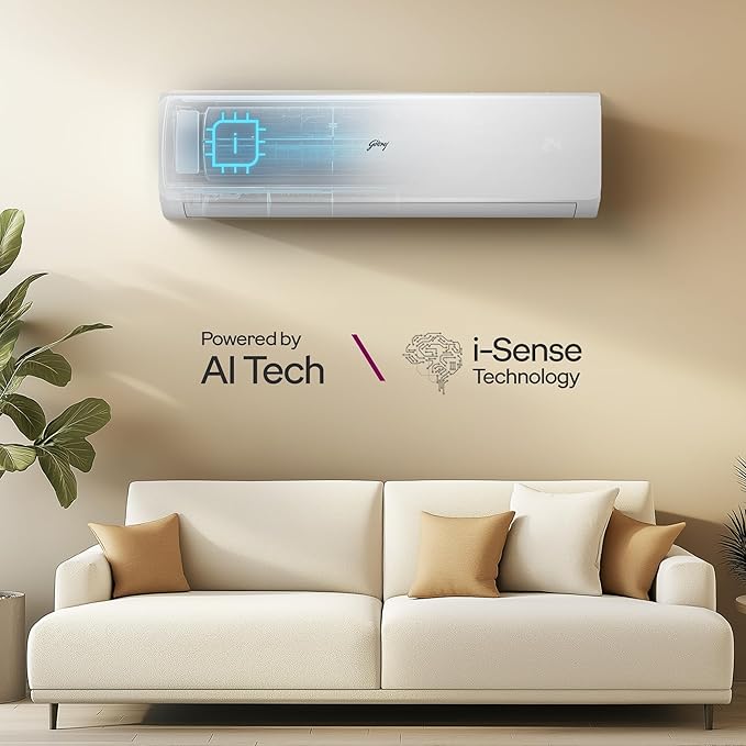Godrej 3 Ton 3 Star, 5-In-1 Convertible Cooling, Inverter Split AC (Copper, 2025 Model, Heavy duty cooling at 52 °C, AC 3T SIC 36JTC3 WZP, White) - Image 7
