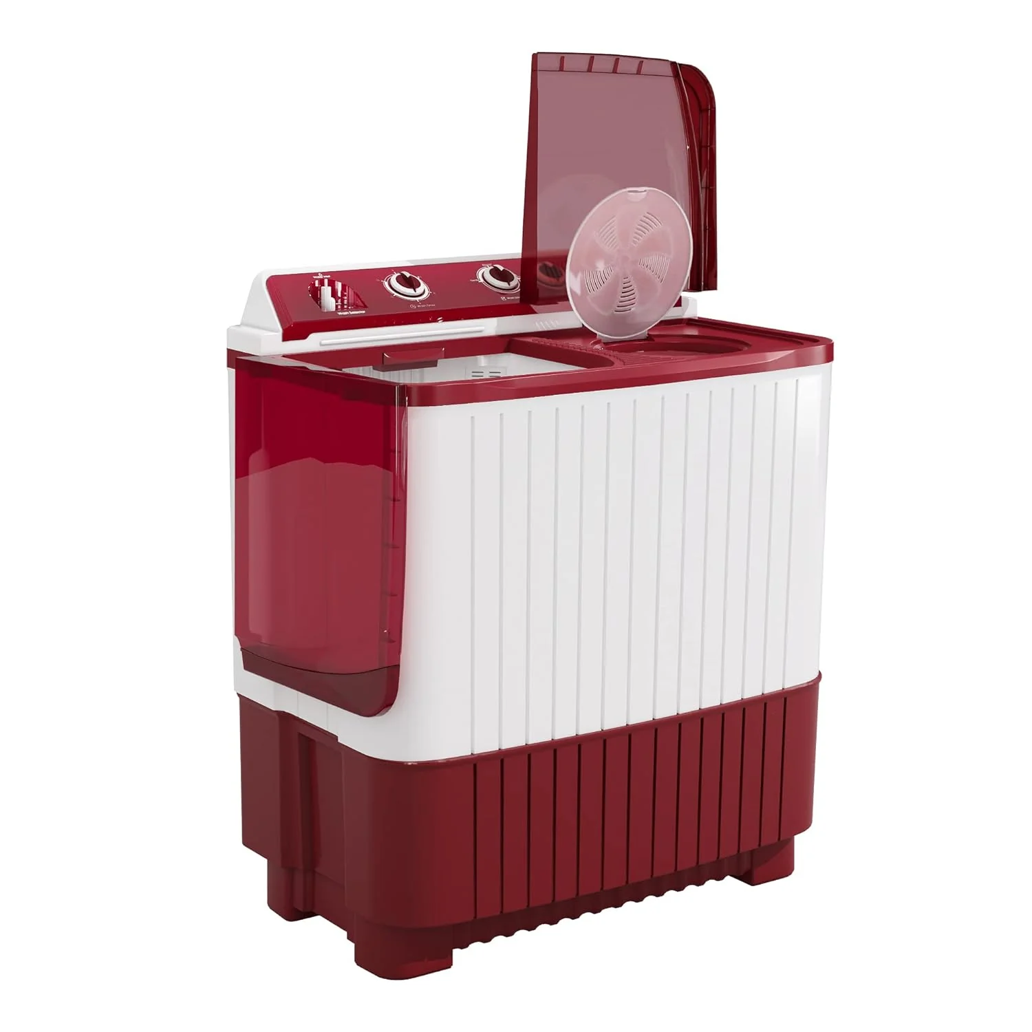 Godrej 7 Kg 5 star Semi-Automatic Top Loading Washing Machine (WSAXIS DX 70 5.0 SN2 T WNRD, Wine Red, 100% rust proof poly propylene body) - Image 4