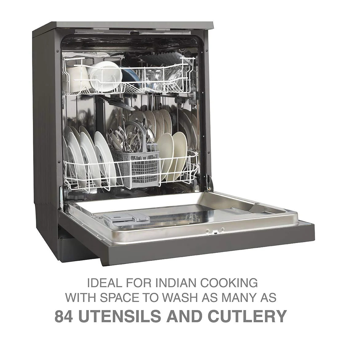 Godrej Eon Dishwasher |12 place setting | Anti-Germ CrystaLight powered by UV Technology | Extra Hygiene Function| Perfect for Indian Kitchen| A+++ Energy rating | DWF EON VES 12B UTI GPGR - Image 4