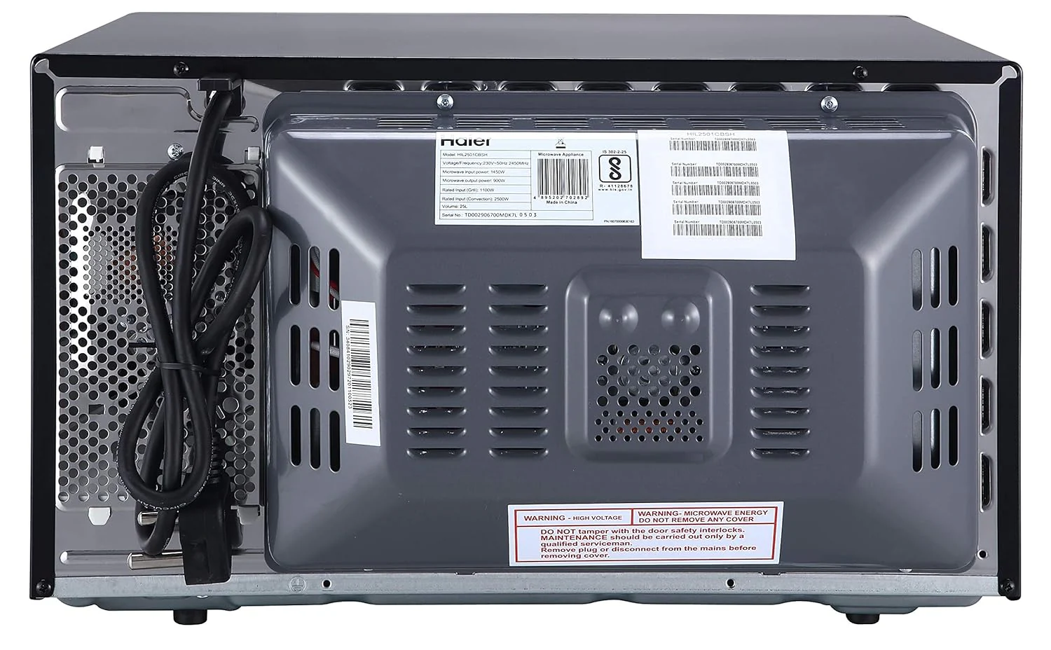 Haier 25 L Convection Microwave Oven (HIL2501CBSH) - Image 6
