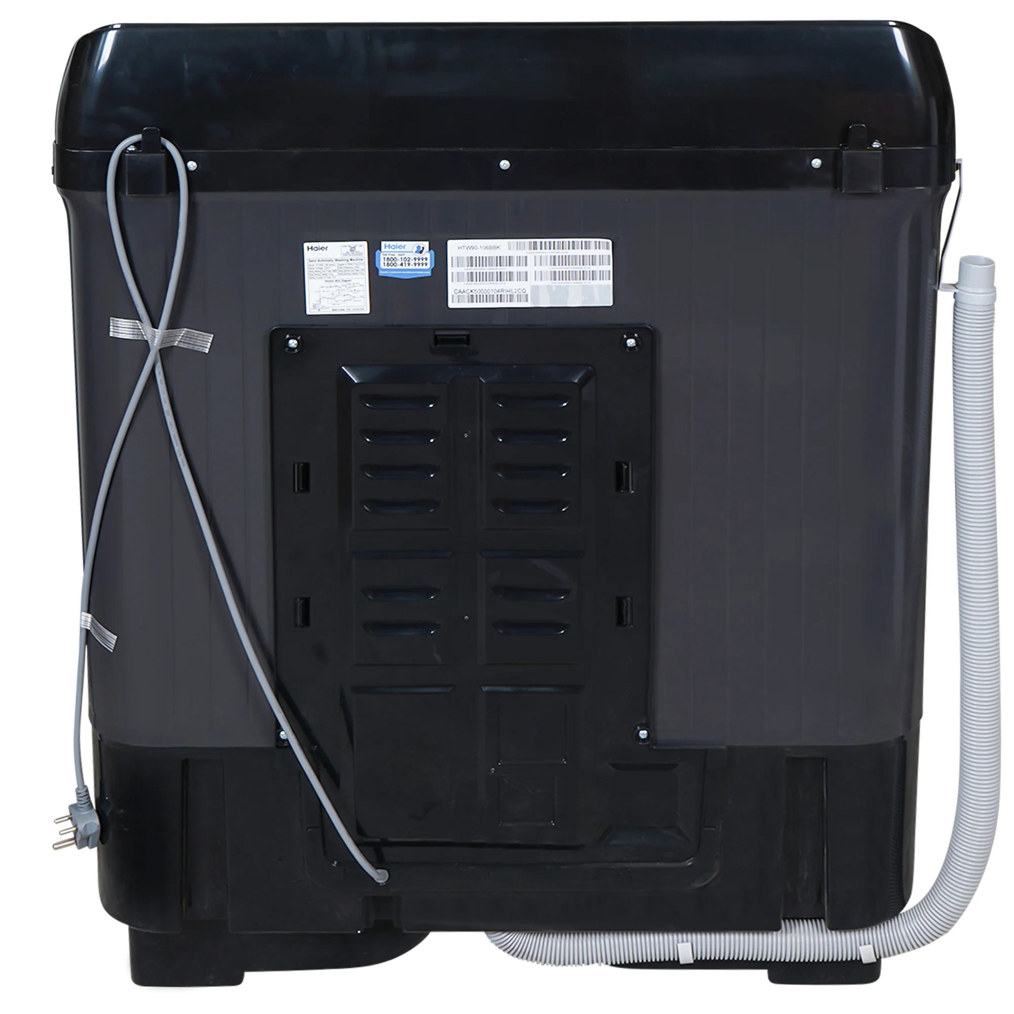 Haier 9 Kg 5 Star Semi Automatic Top Loading Washing Machine (HTW90-196BBK Magic Filter, Rat Mesh, Toughened Glass Top Black) - Image 7