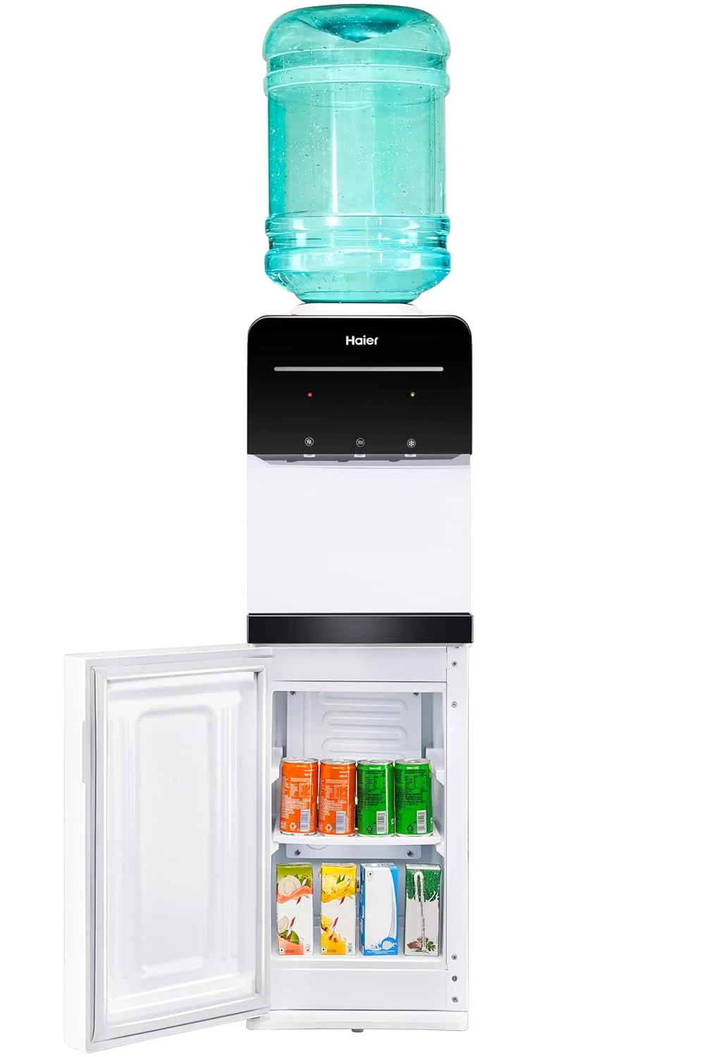 Haier Hot, Cold, Normal Water Dispenser with Cooling Cabinet, Floor Standing Water Dispenser, Digital Display, Anti-Rodent, Child Lock Safety, Anti Corrosive, (Black & White) Pro Series - Image 10