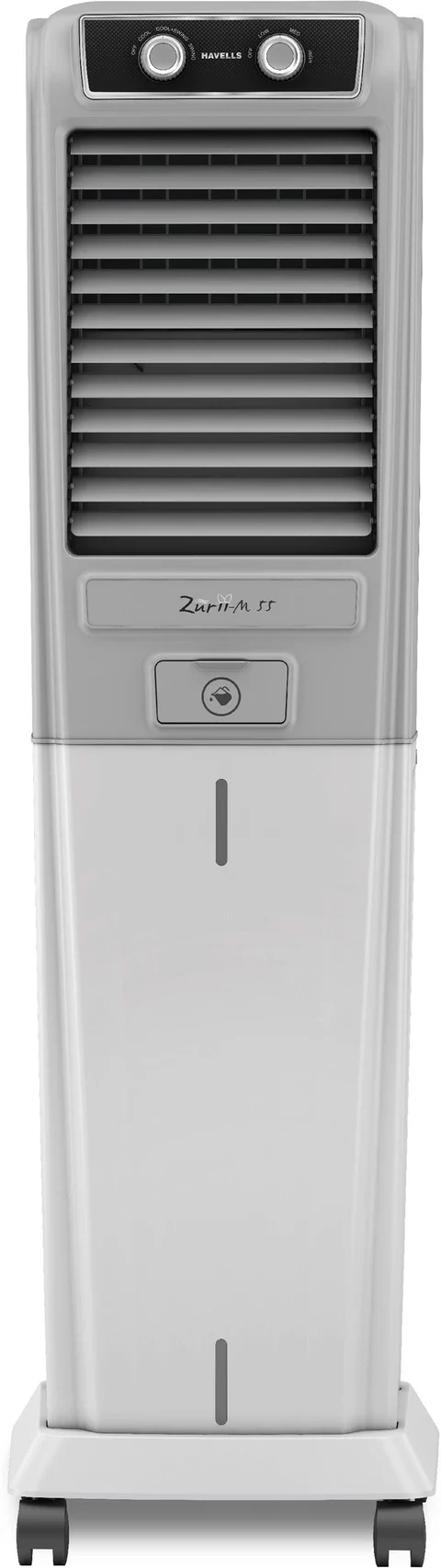 HAVELLS 55 L Tower Air Cooler (Grey - Light Grey, Zurii-M 55)