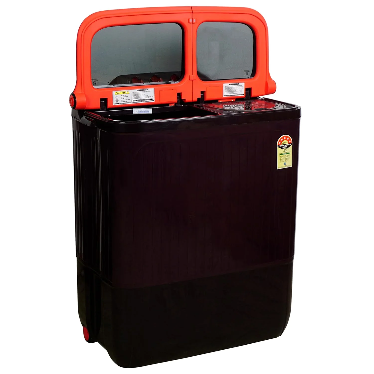Havells-Lloyd 8 Kg 5 Star Semi-Automatic Top Load Washing Machine (GLWS805EXAPC Plum Cola With Pink lid, Double Layered Toughened Glass Lids) - Image 7