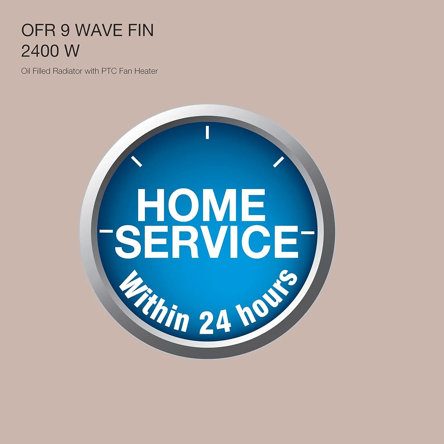 Havells OFR 9 Wave Fins with Fan Beige 2400 W - Image 7