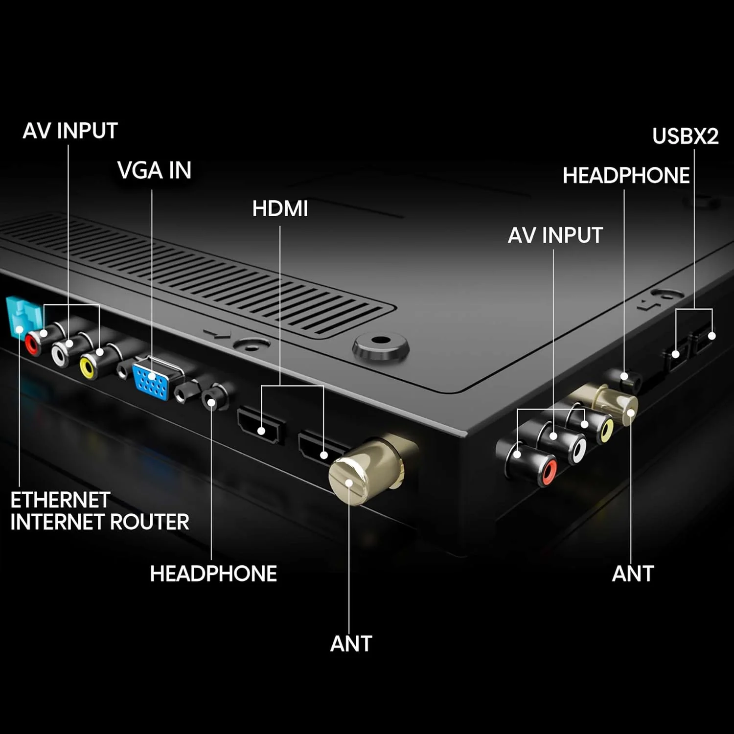 Hisense 80 cm (32 Inches) HD Ready Smart QLED Google TV | HDR10, 30W Powerful Speakers, Dolby Audio | Super Bright Panel | Google Assistant & Chromecast | HDR 10 | Voice Control | 32E5Q (Black) - Image 4