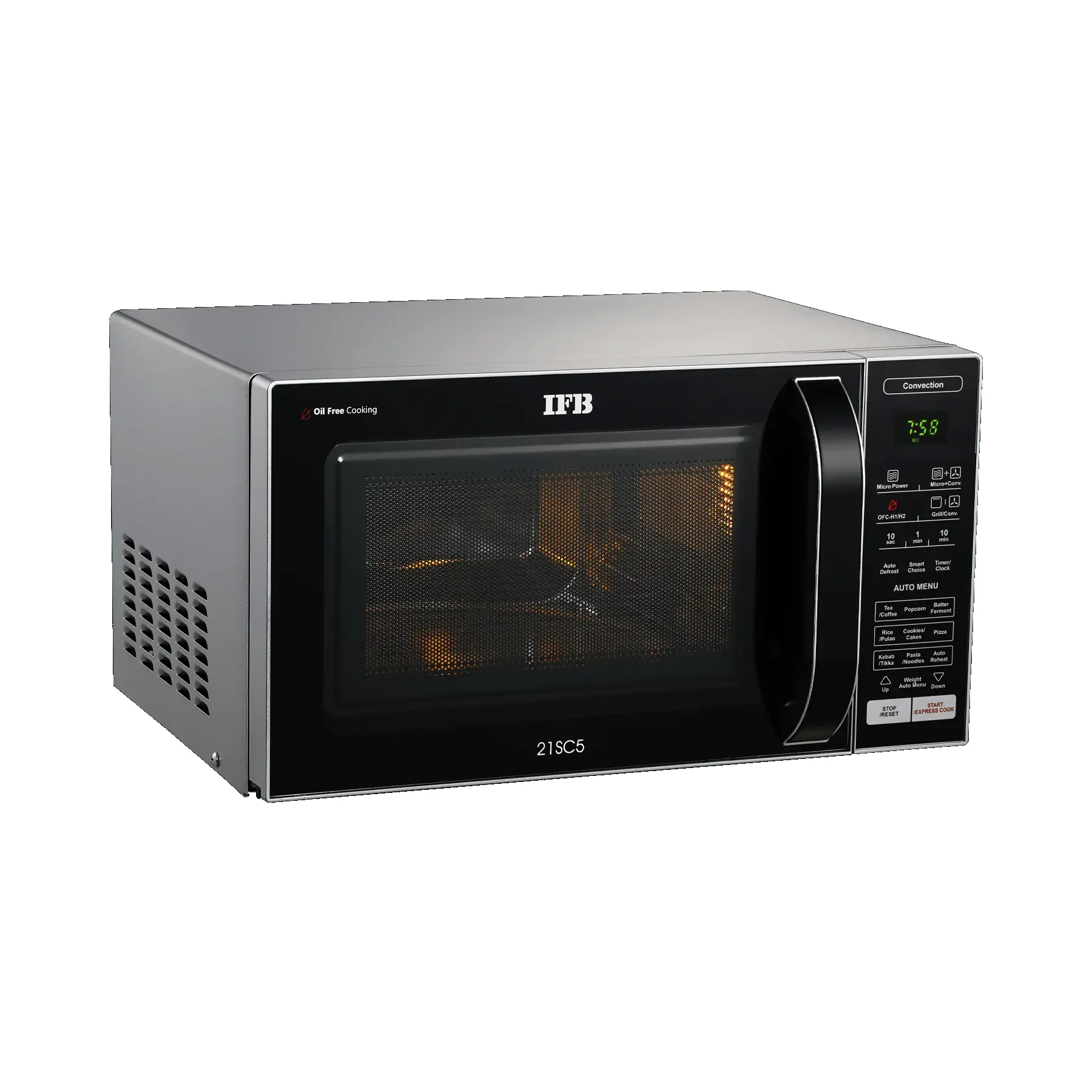 IFB 21 L Convection Microwave Oven  (21SC5, SILVER) - Image 3