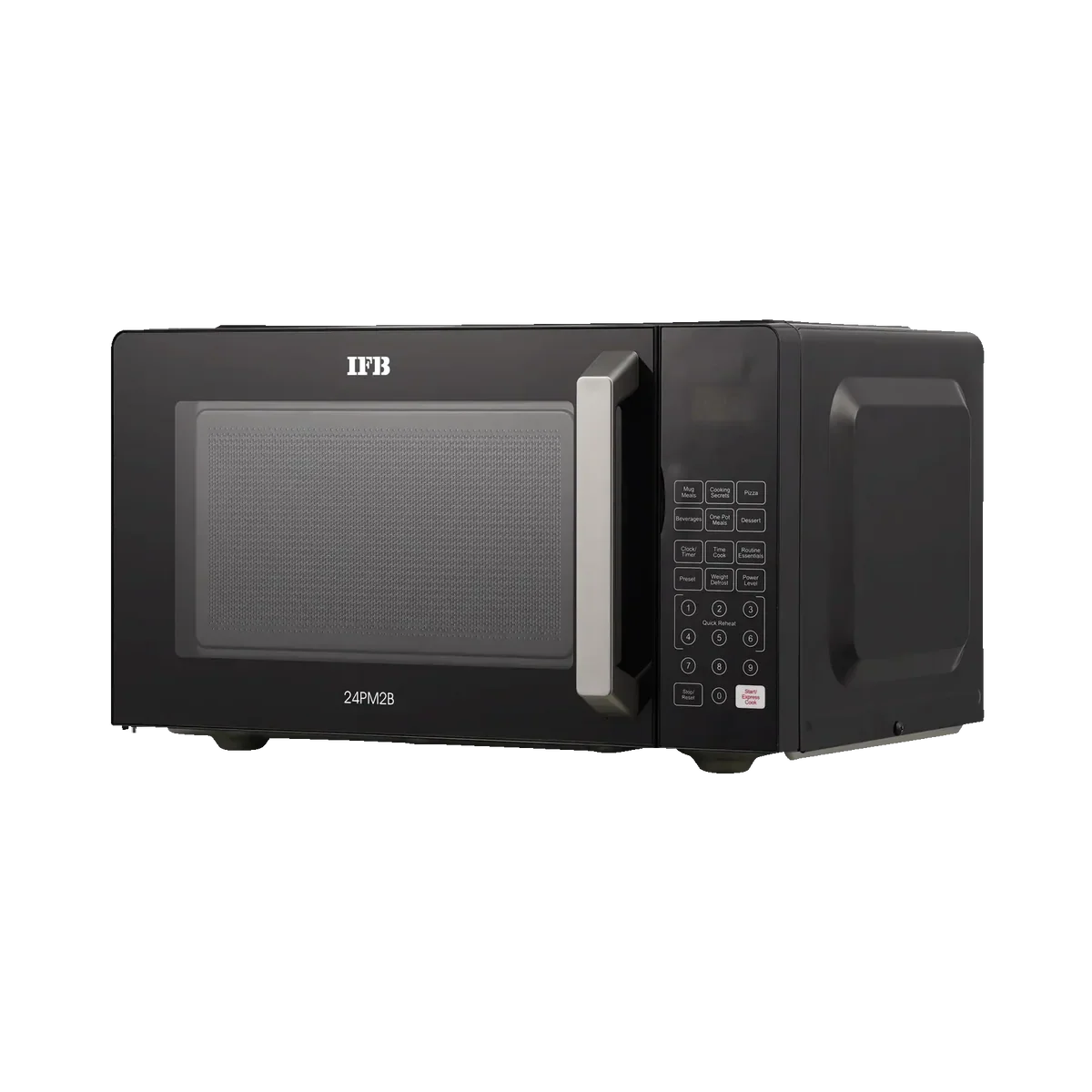 IFB 24PM2B 24 L Solo Microwave Oven | 69 Auto Cook Menus | Touch Keypad | Anti-Rust Cavity | Black