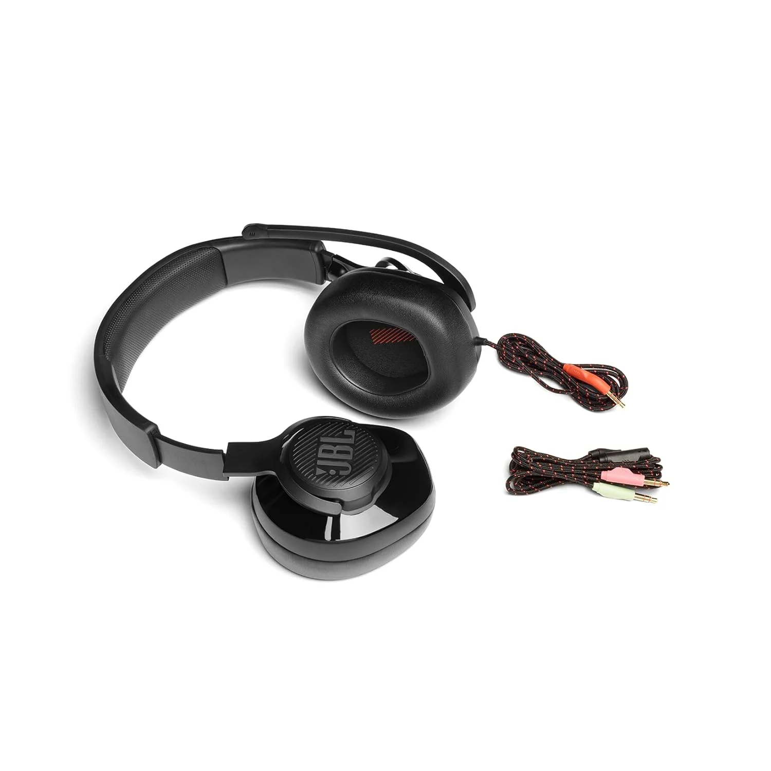 JBL Quantum Wired Over Ear Headphones with Mic (Black) - Image 5