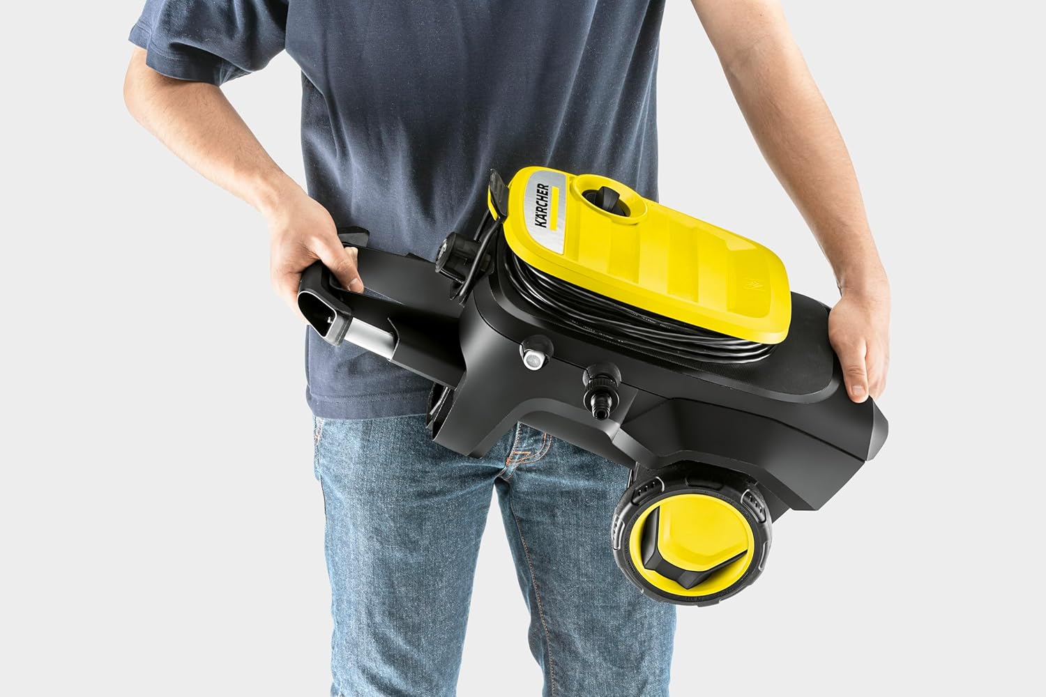 Kärcher K 5 Compact Pressure Washer, Maximum Pressure: 145 Bar, Flow Rate: Max. 500 l/h, Surface Performance: 40 m²/h, Water Filter, Weight: 12 kg, High Pressure Hose and Gun, Dirt Blaster, Jet Pipe - Image 8