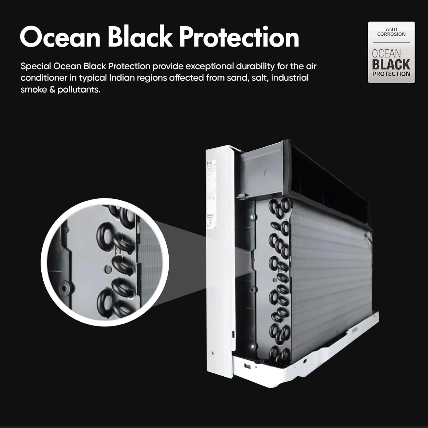 LG 1.5 Ton 5 Star DUAL Inverter Window AC (Copper, Convertible 4-in-1 cooling, RW-Q18WUZA, HD Filter with Anti-Virus Protection, White) - Image 12