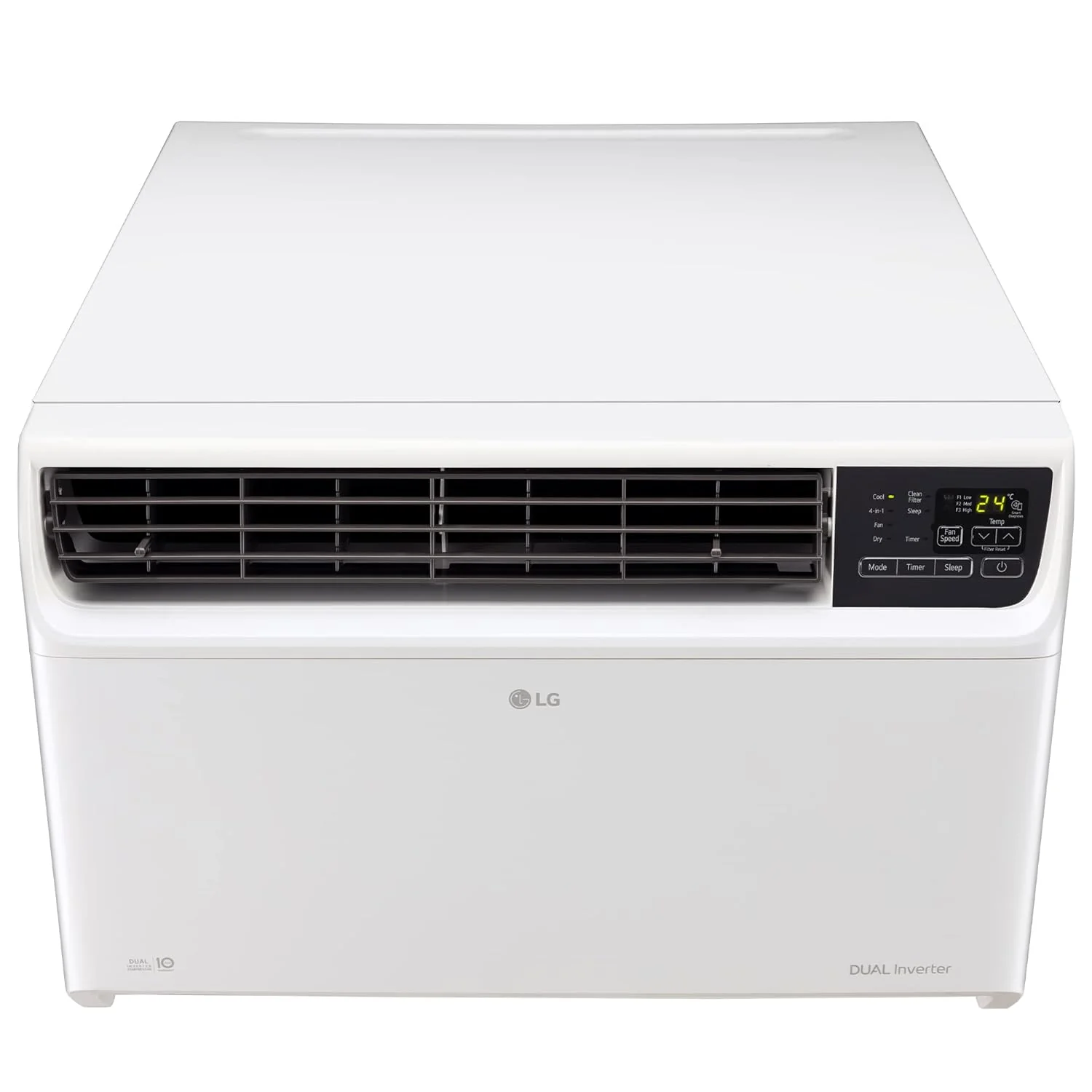 LG 1.5 Ton 5 Star DUAL Inverter Window AC (Copper, Convertible 4-in-1 cooling, RW-Q18WUZA, HD Filter with Anti-Virus Protection, White) - Image 9