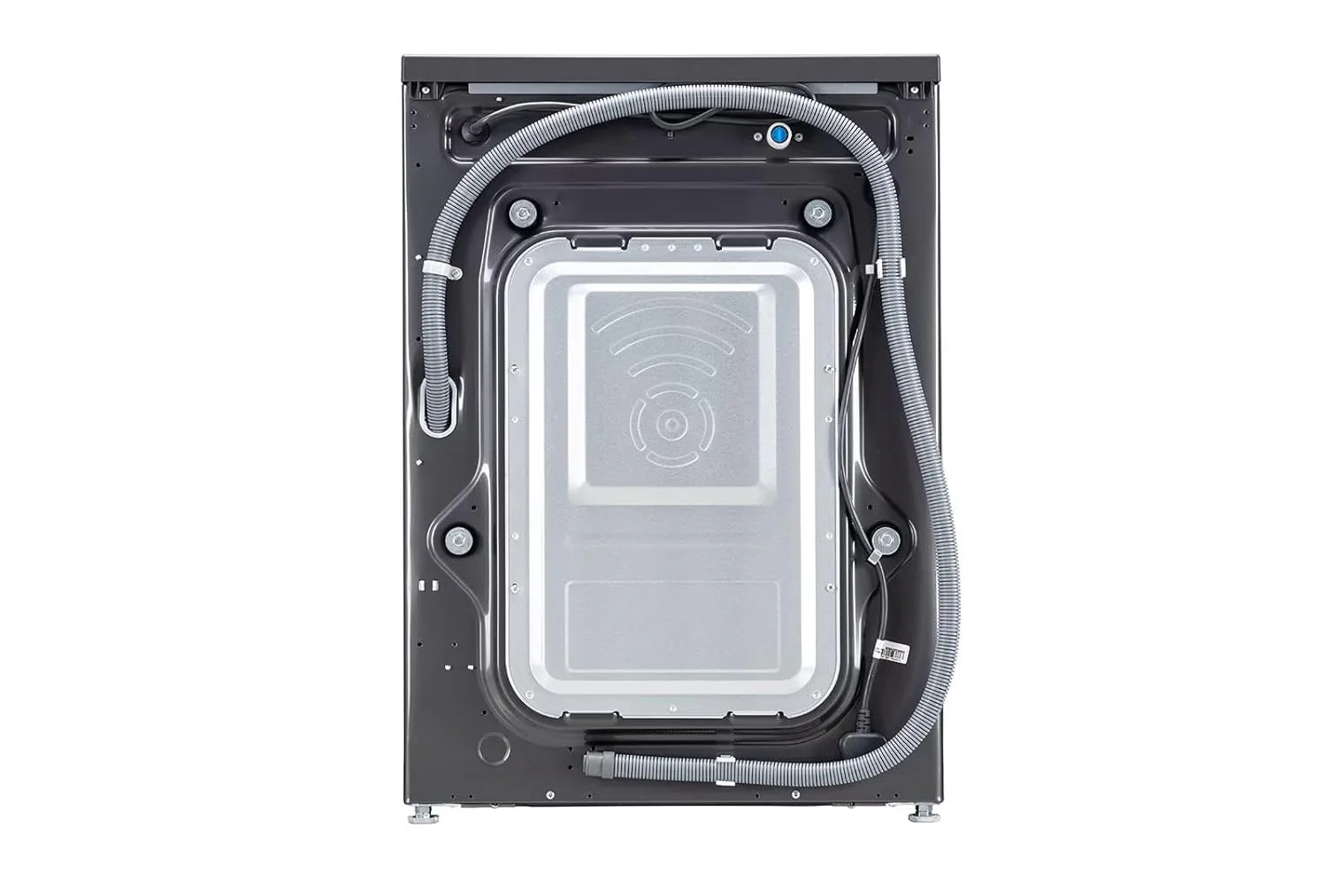 LG 10 Kg 5 Star Inverter Wi-Fi Fully-Automatic Front Loading Washing Machine with Inbuilt heater (FHP1410Z5M, Middle Black with Chrome Door, AI DD Technology & Steam) - Image 3