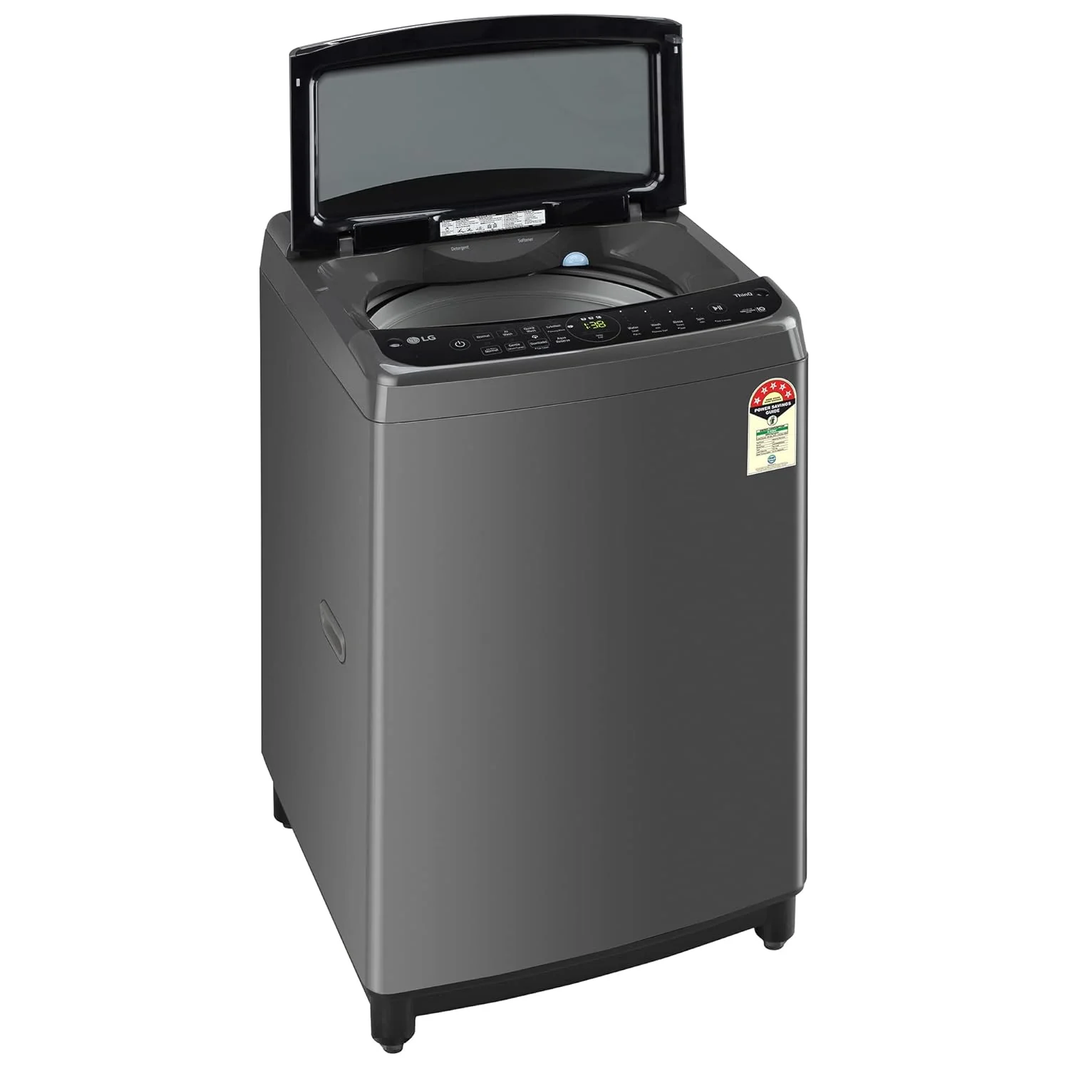 LG 10 Kg 5 Star Inverter Wi-Fi Fully-Automatic Top Load Washing Machine Appliance (THD10NWM, Middle Black, AIDD Technology) - Image 12