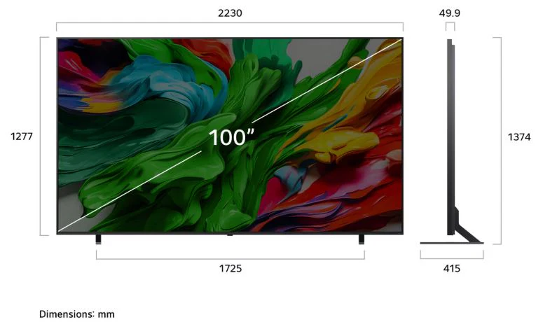LG 100 (254cm) LG QNED evo AI QNED86 MiniLED TV 2025 - Image 4