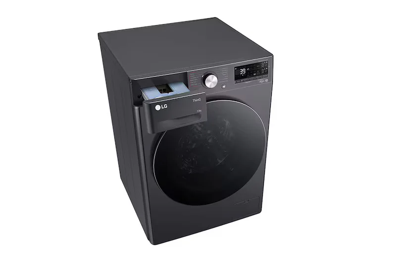 LG 13Kg Front Load Washing Machine, AI Direct Drive™, ez-Dispense, Middle Black, 5 Star, FHP1413Z7M - Image 4