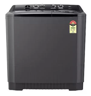 LG 14Kg Semi Automatic Washing Machine, Roller Jet Pulsator + Soak, Middle Black, 5 Star(P1465SKAZ)