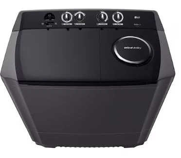 LG 14Kg Semi Automatic Washing Machine, Roller Jet Pulsator + Soak, Middle Black, 5 Star(P1465SKAZ) - Image 5