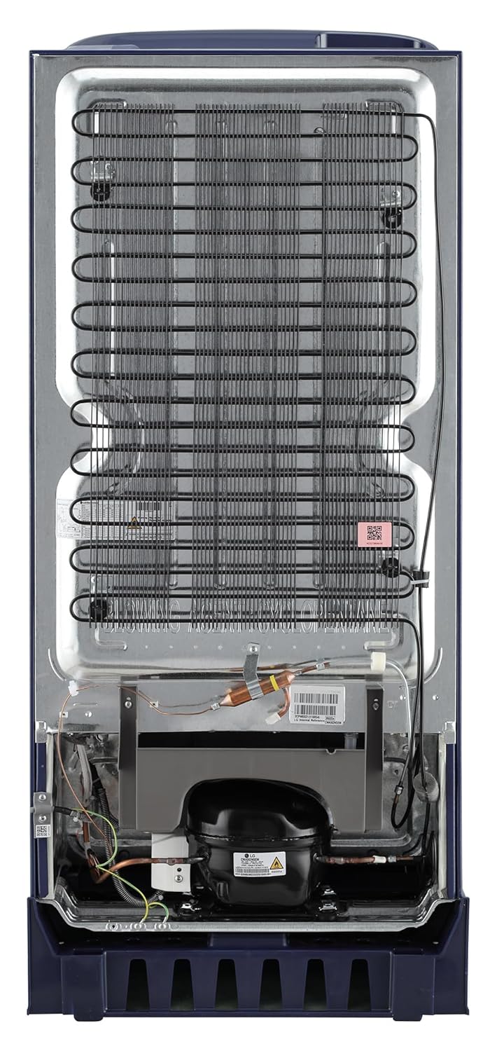 LG 185 L, 5 Star, Smart Inverter Compressor, Direct Cool Single Door Refrigerator (GL-D201ABIU.BBIZEBN, Blue ILAN, Moist N Fresh, Auto Smart Connect &amp; Base Stand Drawer) - Image 6