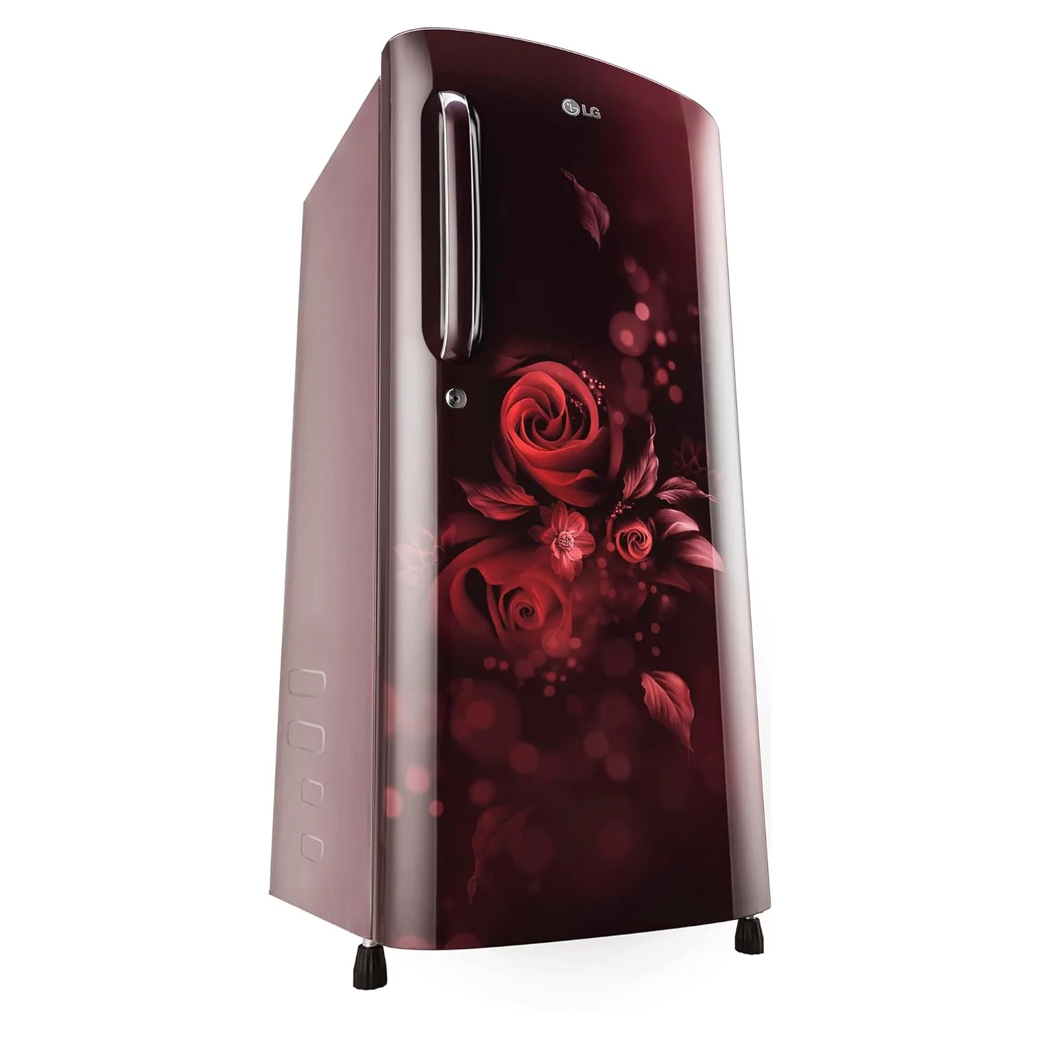 LG 190 L 5 Star Smart Inverter Direct-Cool Single Door Refrigerator Appliance (GL-B201ASEZ, Scarlet Euphoria, With Smart Connect & Fast Ice Making, 2022 Model) - Image 2