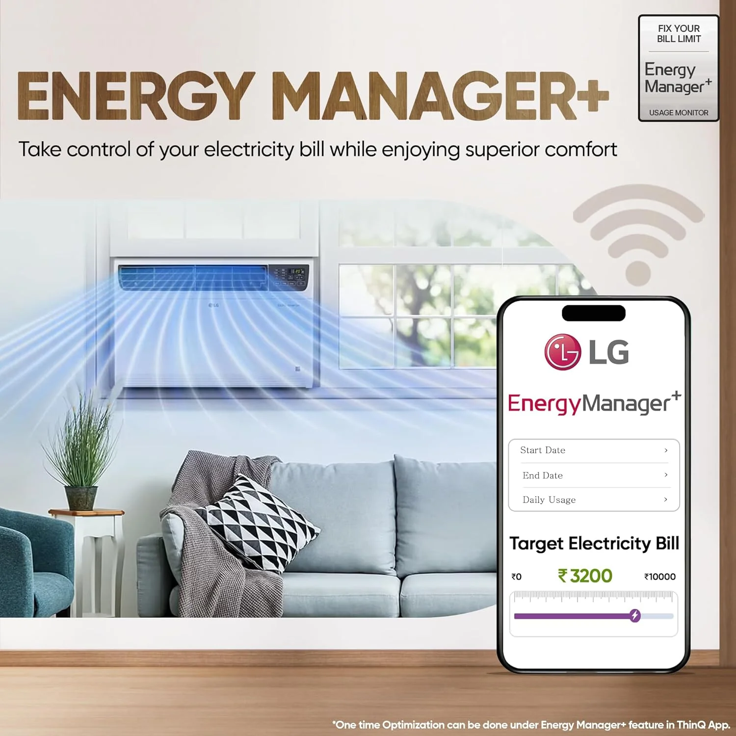 LG 2 Ton 4 Star Wi-Fi DUAL Inverter Window AC (Copper, Convertible 4-in-1 cooling, 4 Way Air Swing, HD Filter, UW-Q24WWYA, White) - Image 7