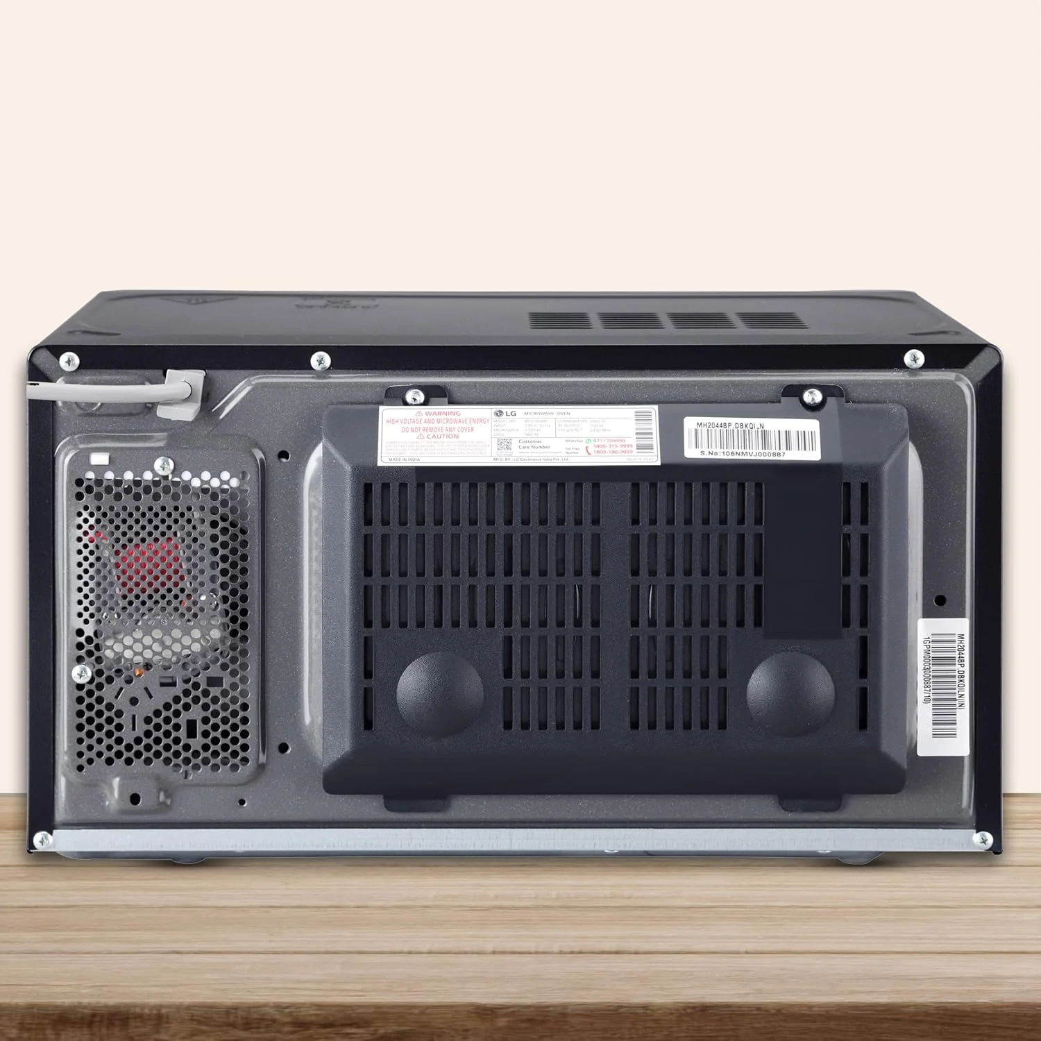 LG 20 L Grill / Solo Microwave Oven with Auto Cook Menu, Energy Saving, Quartz Heater, Anti Bacterial Cavity, Black MH2044BP - Image 9