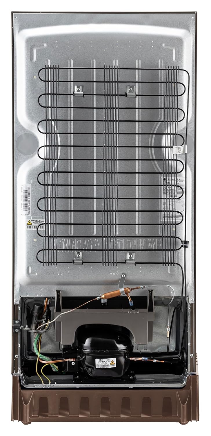 LG 210 L, 3 Star, Direct Cool Single Door Refrigerator (GL-D231AFSD, Fawn Steel, Base stand with drawer &amp; Fast Ice Making) - Image 16