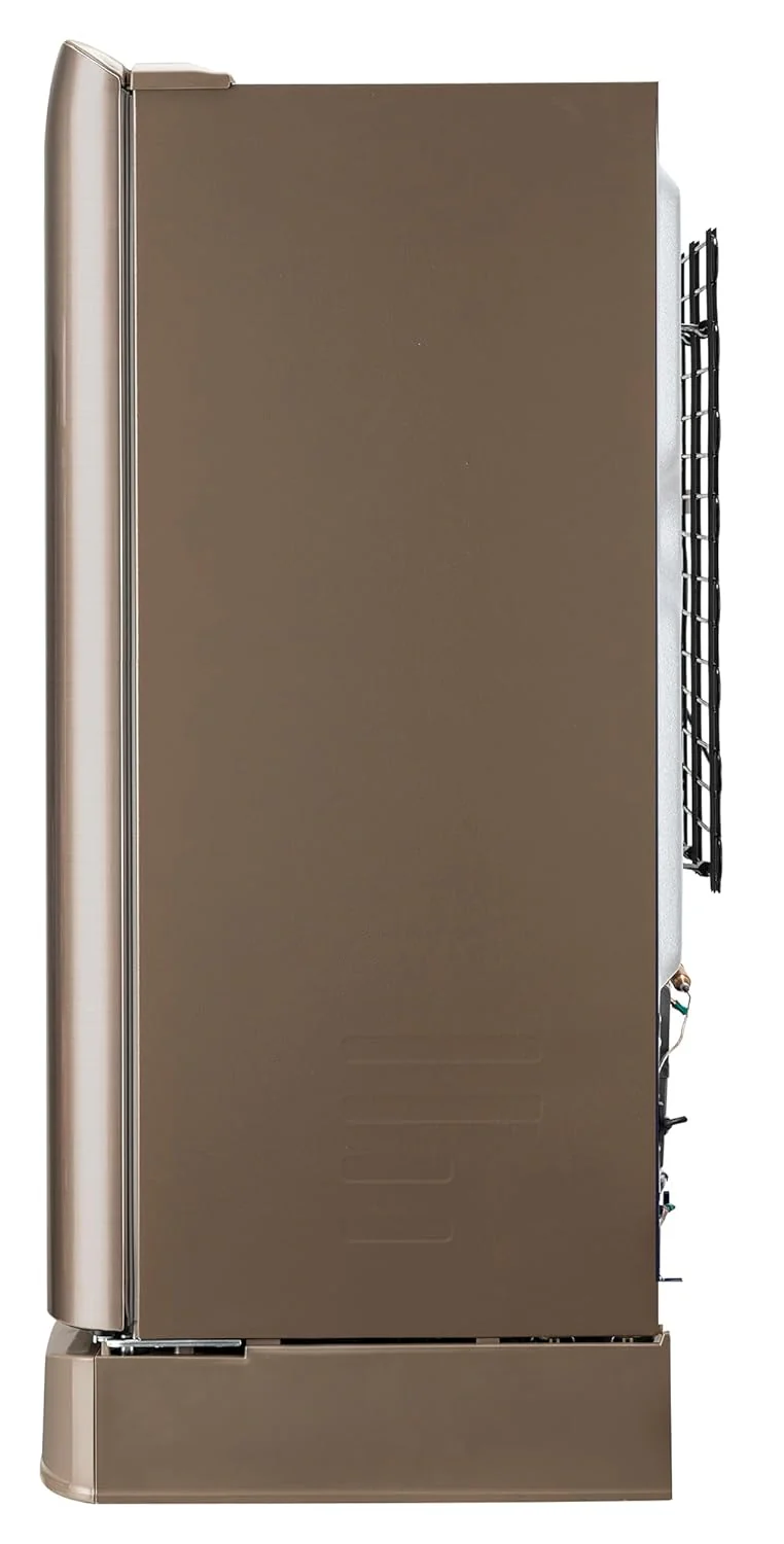 LG 210 L, 3 Star, Direct Cool Single Door Refrigerator (GL-D231AFSD, Fawn Steel, Base stand with drawer &amp; Fast Ice Making) - Image 3