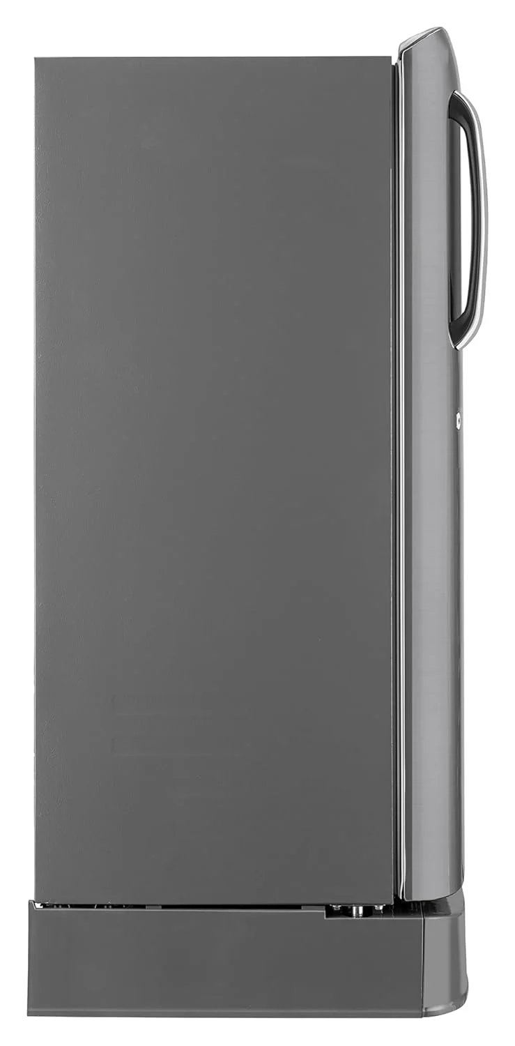 LG 210 L, 5 Star, Smart Inverter Compressor, Direct Cool Single Door Refrigerator (GL-D231APZU, Shiny Steel, Base stand with drawer & Moist 'N' Fresh) - Image 2