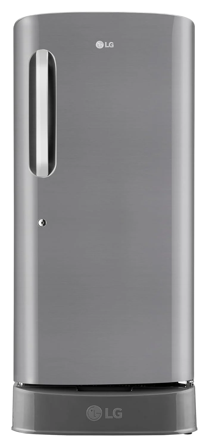 LG 210 L, 5 Star, Smart Inverter Compressor, Direct Cool Single Door Refrigerator (GL-D231APZU, Shiny Steel, Base stand with drawer & Moist 'N' Fresh) - Image 3