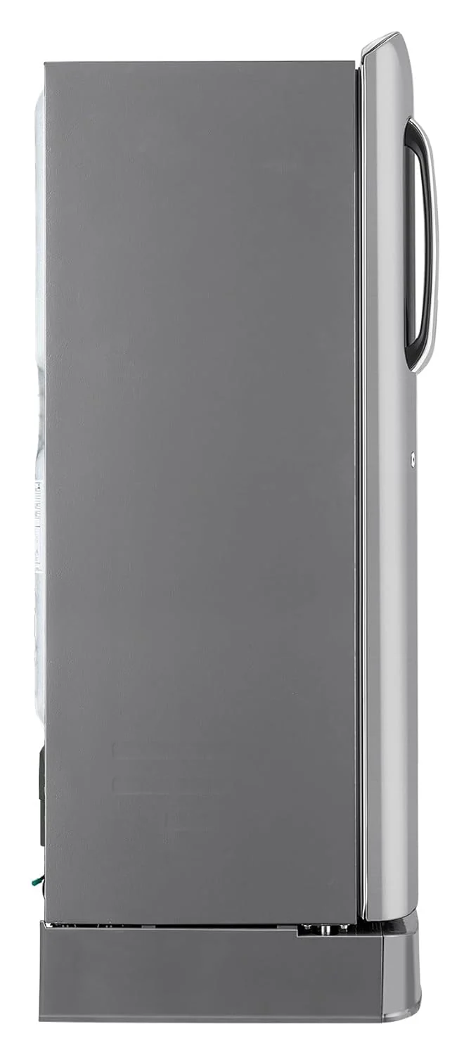 LG 210L Single Door Refrigerator with Base Stand Drawer, Smart Inverter Compressor, Direct Cool, Shiny Steel, 5 Star,(GLD2256ZAPZ) - Image 5