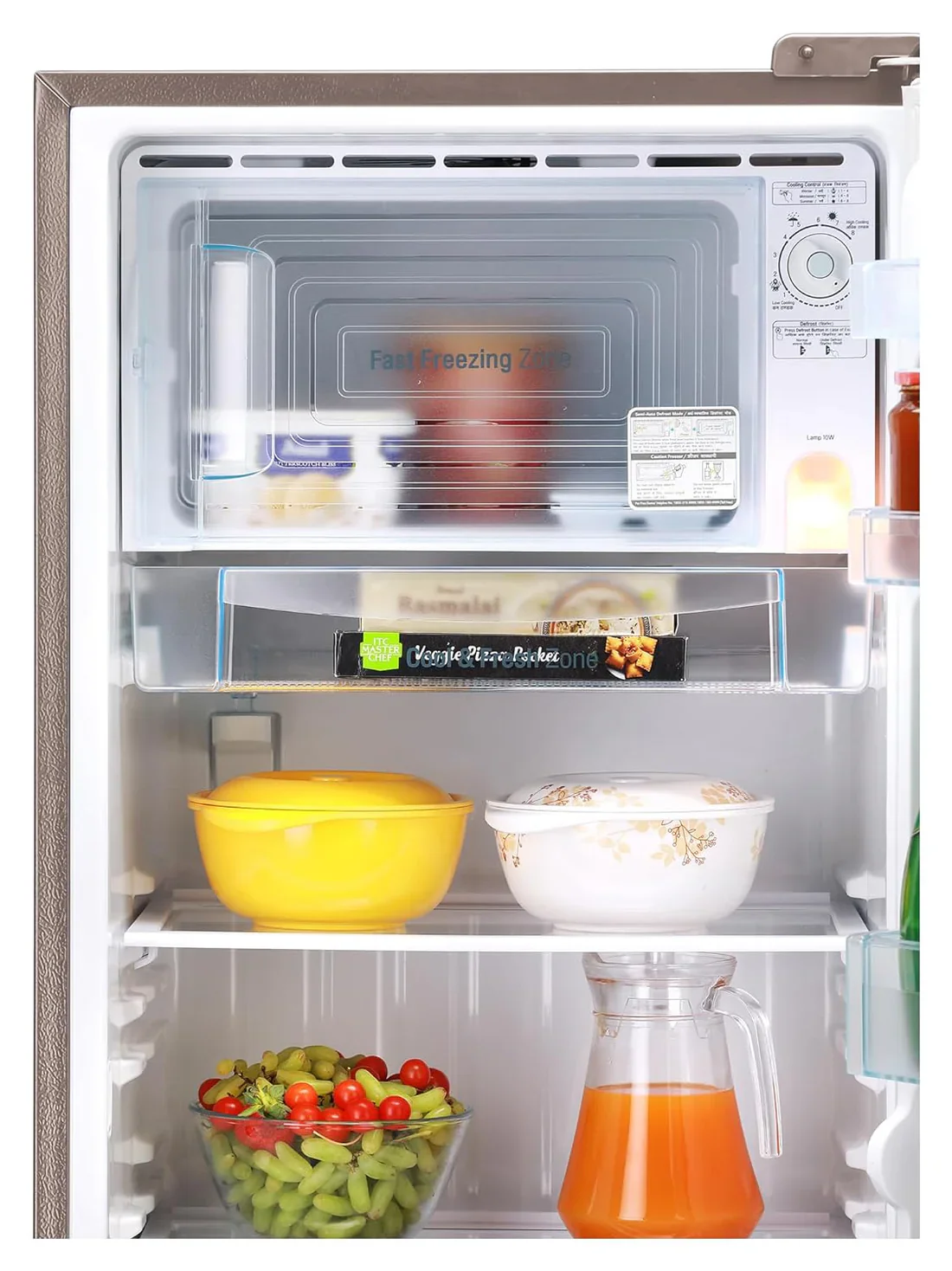 LG 224 L, 3 Star, Direct Cool Single Door Refrigerator (GL-D241AFSD, Fawn Steel, Base stand with drawer &amp; Fast Ice Making) - Image 8
