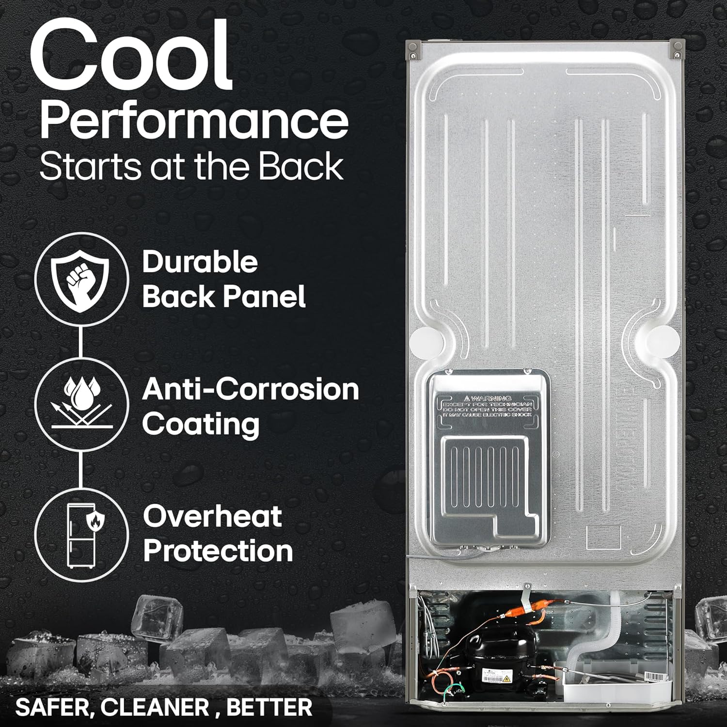LG 242 L, 2 Star, Smart Inverter Compressor, Multi Air Flow, Frost-Free Double Door Refrigerator (GL-N292DPZY, Shiny Steel, Smart Connect & Moist ‘N’ Fresh) - Image 12