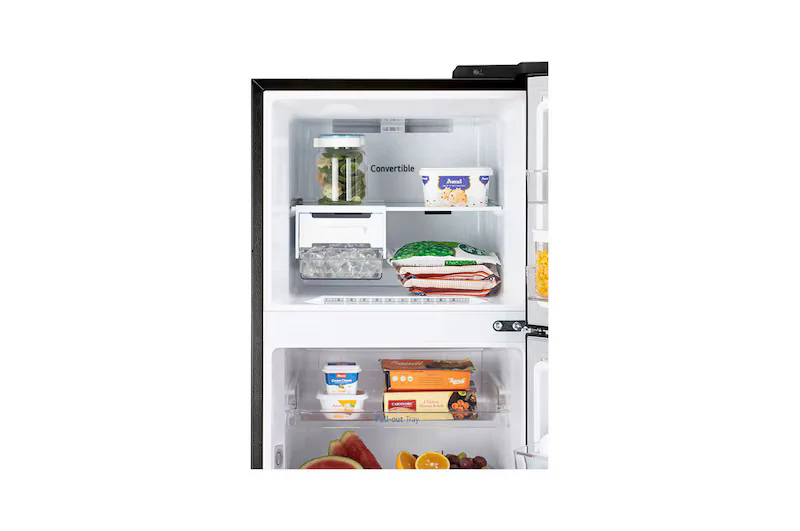 LG 246L Double Door Refrigerator with Smart Inverter Compressor, Convertible, Multi-Air Flow, Emerald Lotus, 3 Star GL-S262SELX - Image 3