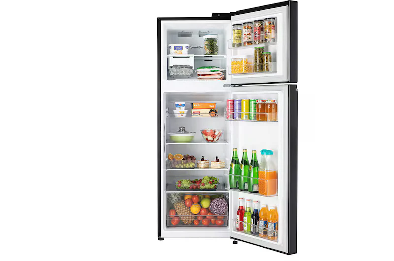 LG 246L Double Door Refrigerator with Smart Inverter Compressor, Convertible, Multi-Air Flow, Emerald Lotus, 3 Star GL-S262SELX - Image 4